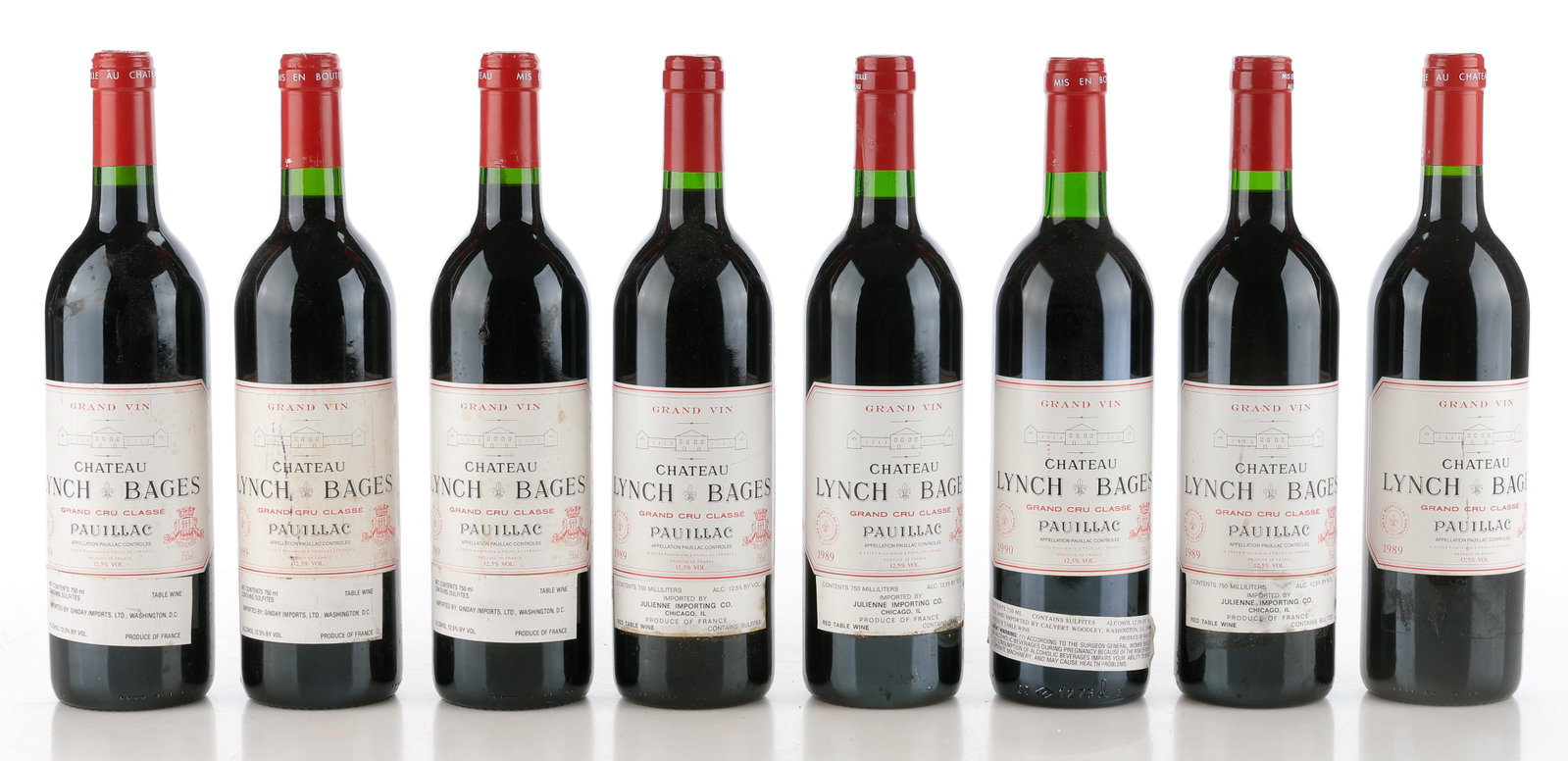 8 Bottles of Chateau Lynch-Bages, Pauillac, French Bordeaux Wine (1 of 4)