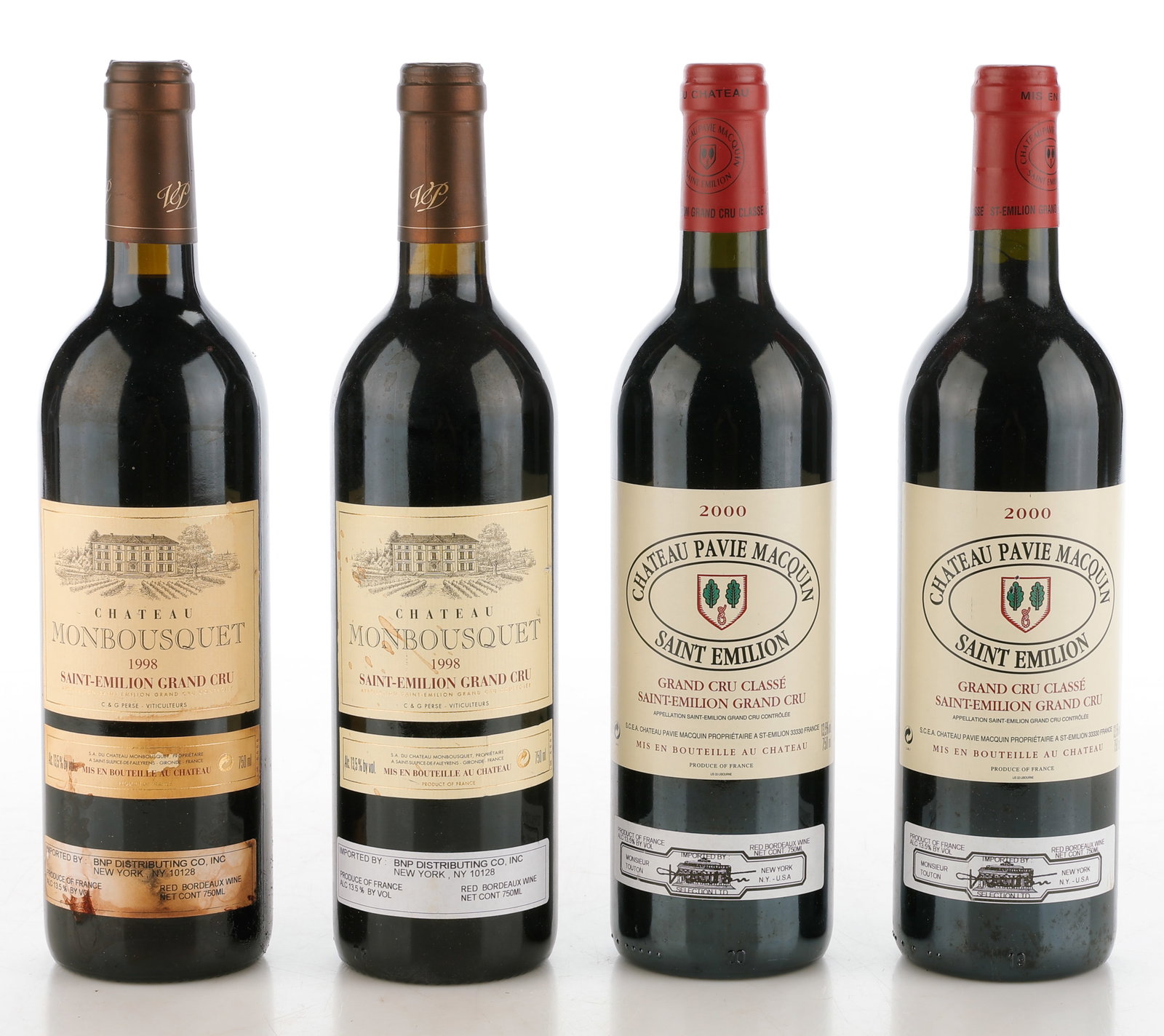 4 Bottles Of French Red Bordeaux Wine (1 of 4)