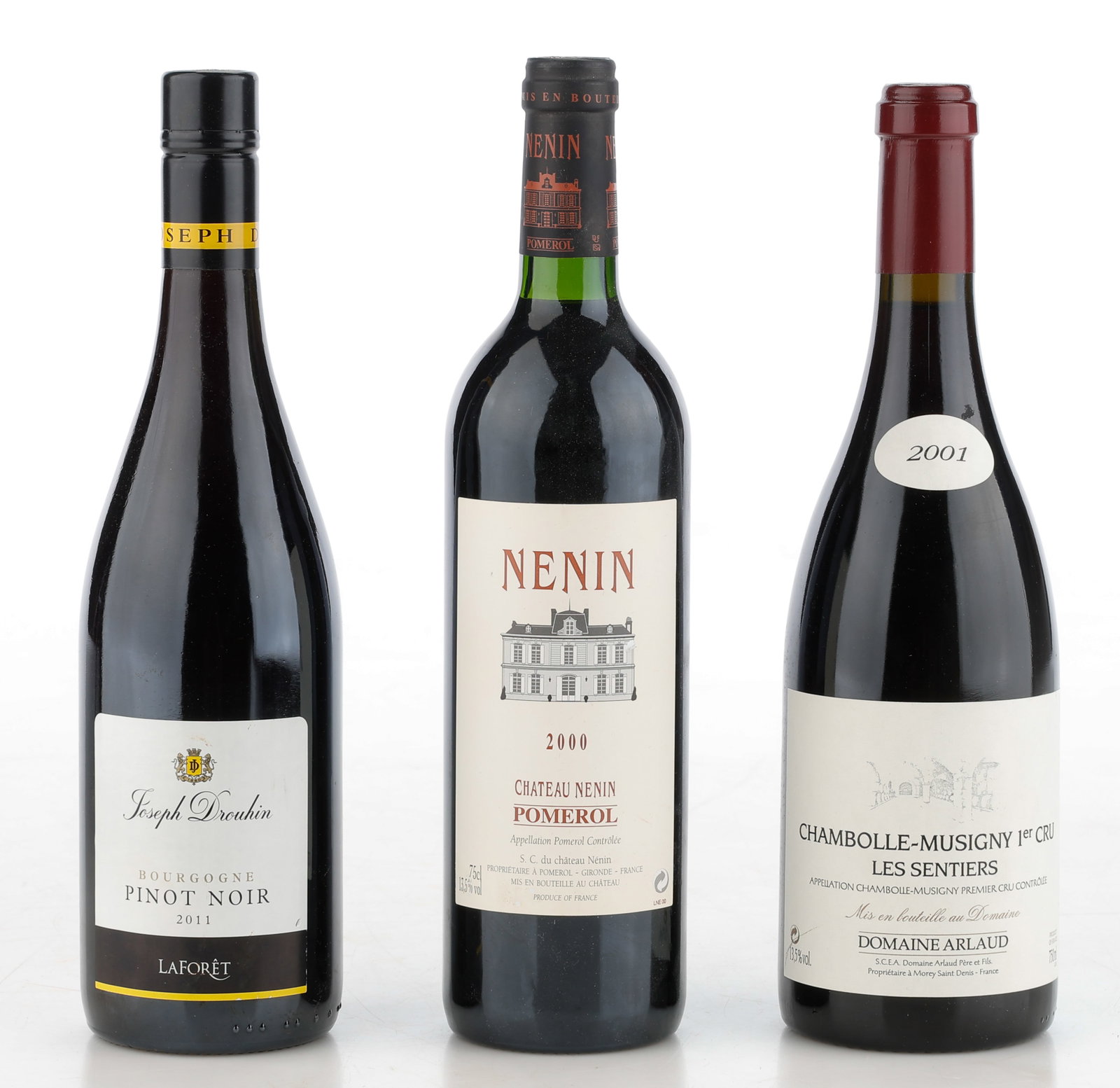 Group of 3 Assorted French Wines From The 2000's (1 of 2)
