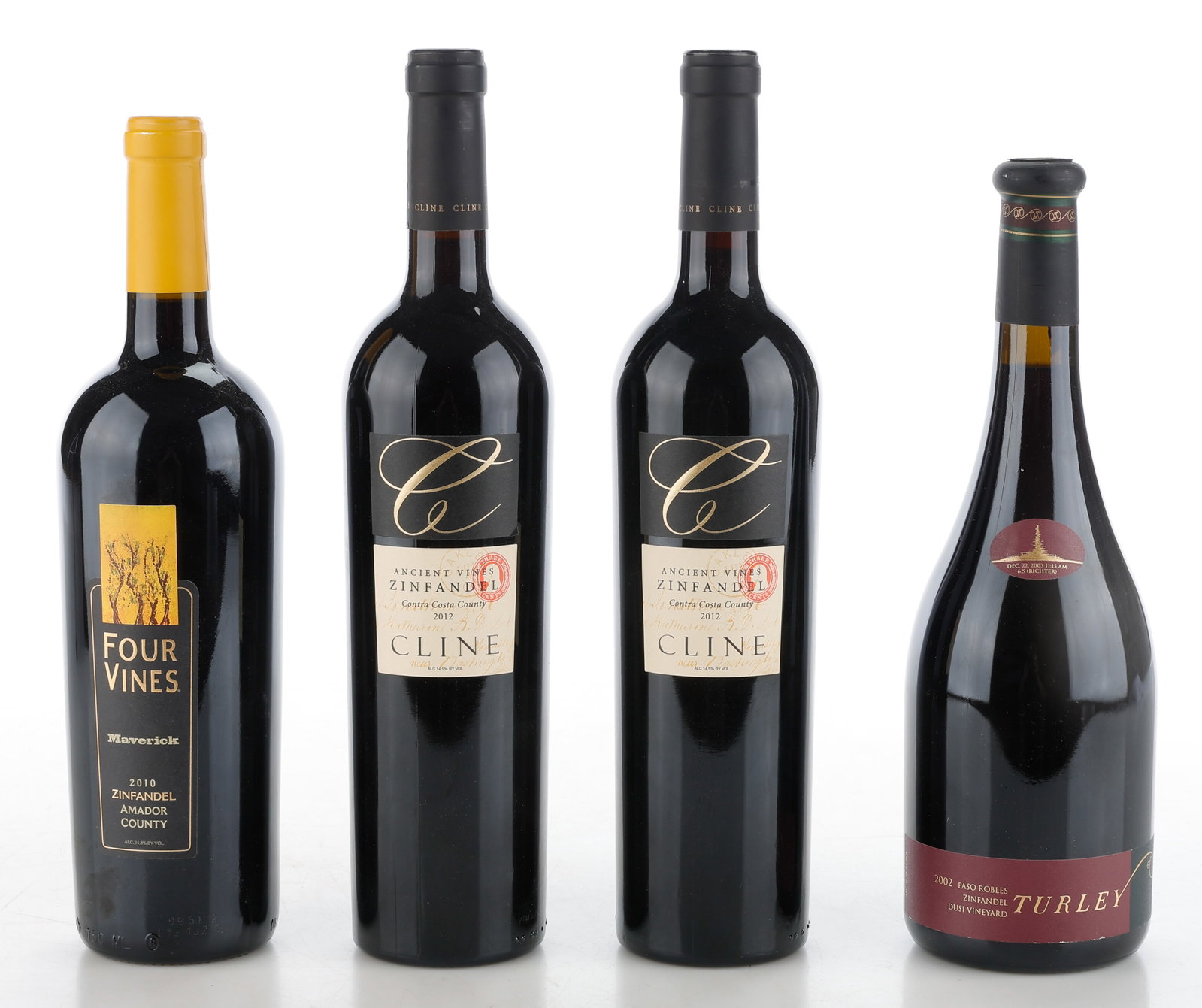 4 Bottles of Assorted California Zinfandel Wine (1 of 2)