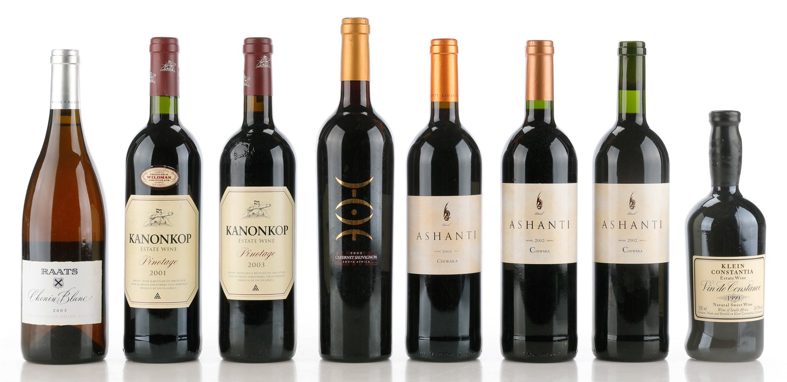 South African Oenophile's Lot Of 8 Bottles Of Wine (1 of 5)