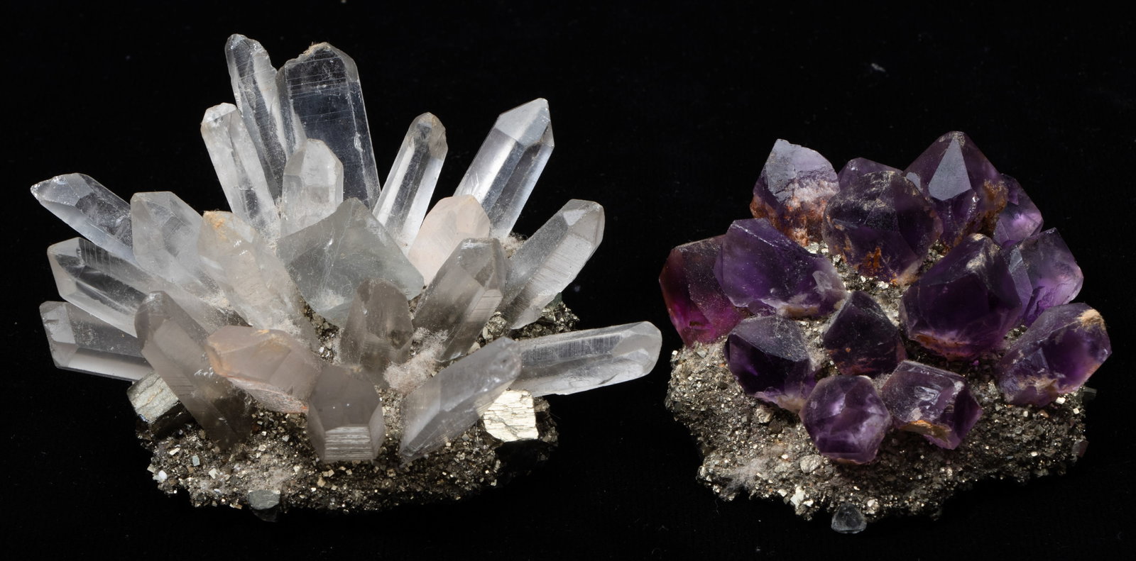 2 Quartz And Amethyst Geode Clusters (1 of 3)