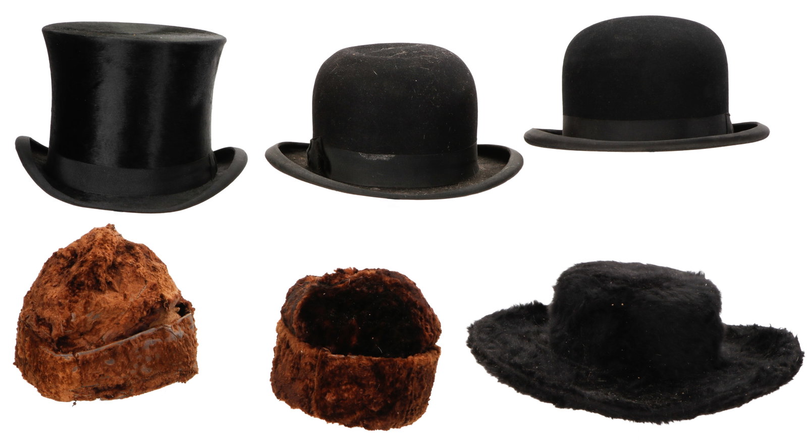 Collector's Lot Of 6 Antique Hats (1 of 9)