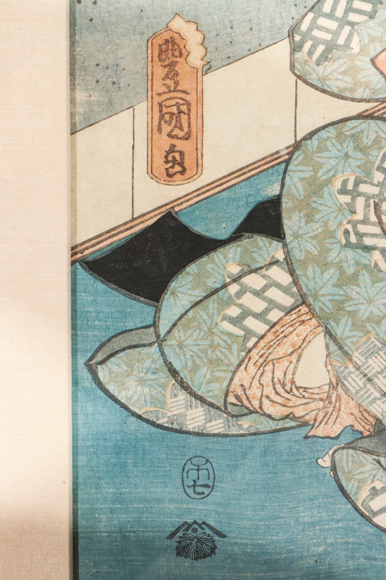 Group Of 3 Antique Japanese Woodblock Prints - 6