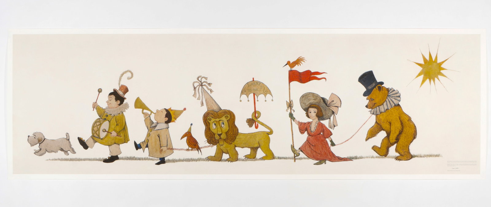 Maurice Sendak (1928-2012) "The Chertoff Mural" Monumental Print, Signed (1 of 5)