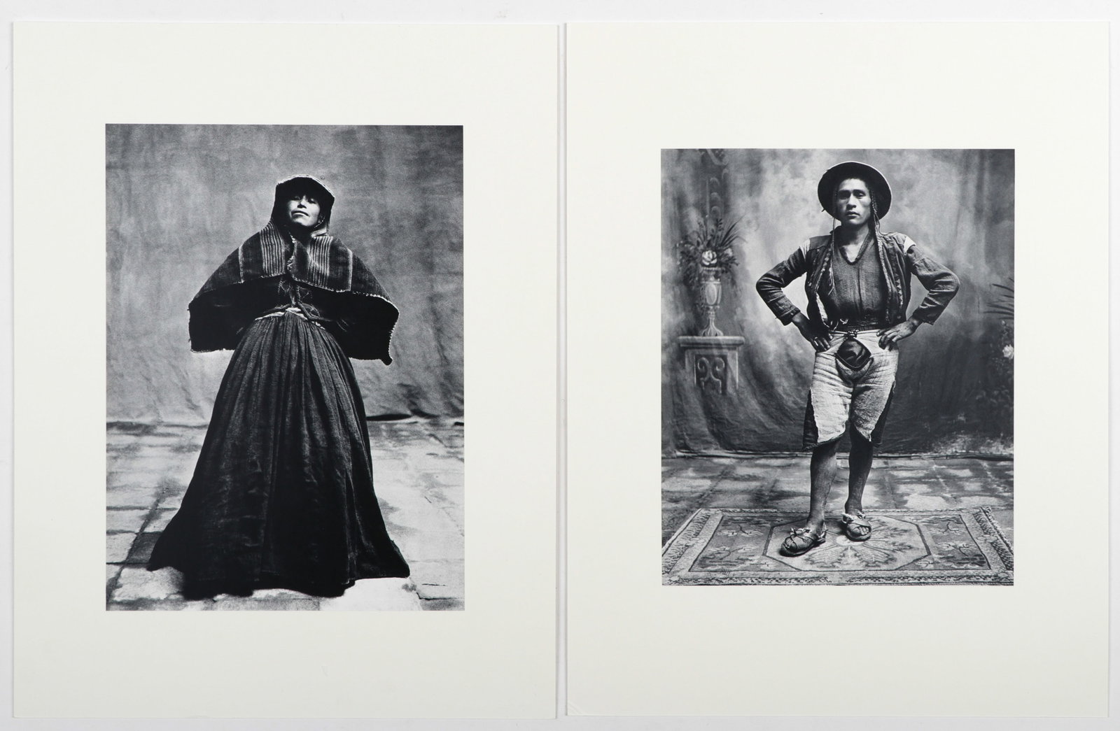 Irving Penn (1917-2021) 2 Photolithographs, Cuzco (1 of 3)