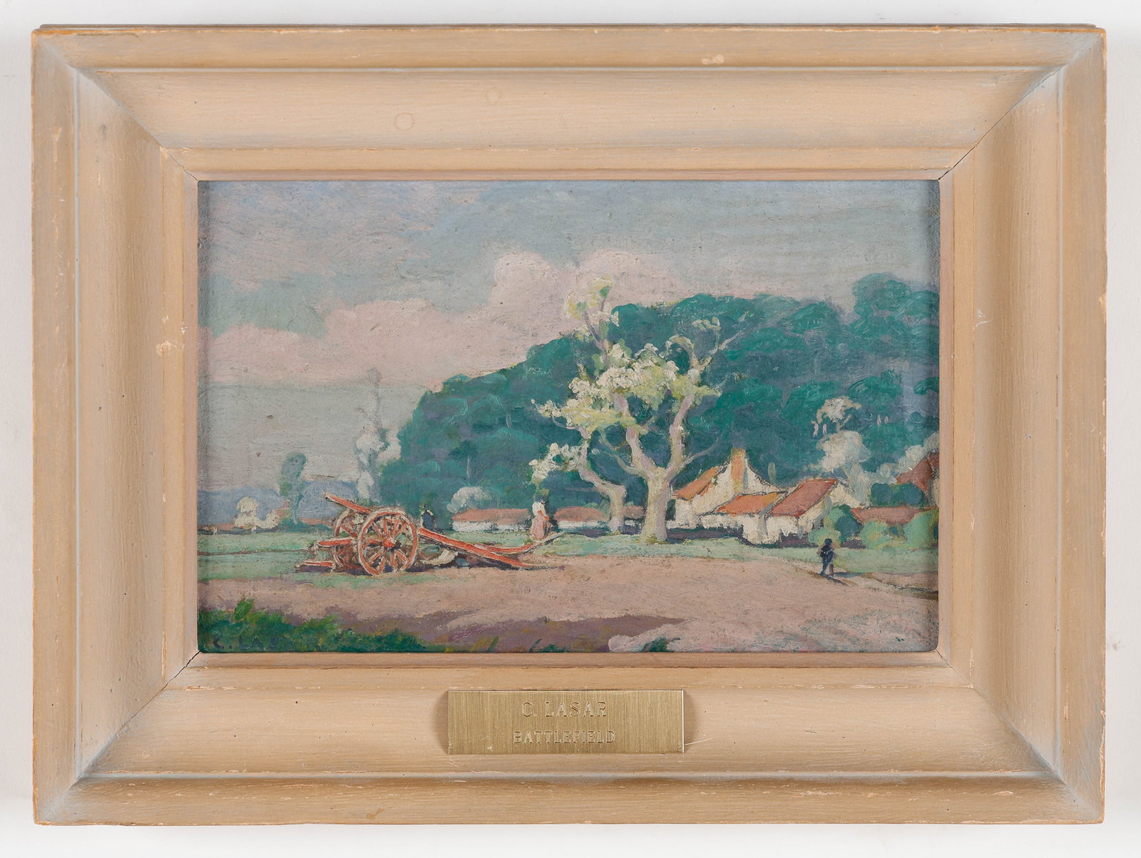 Charles A-C. Lasar (American, 1856-1936) Battlefield (1 of 3)