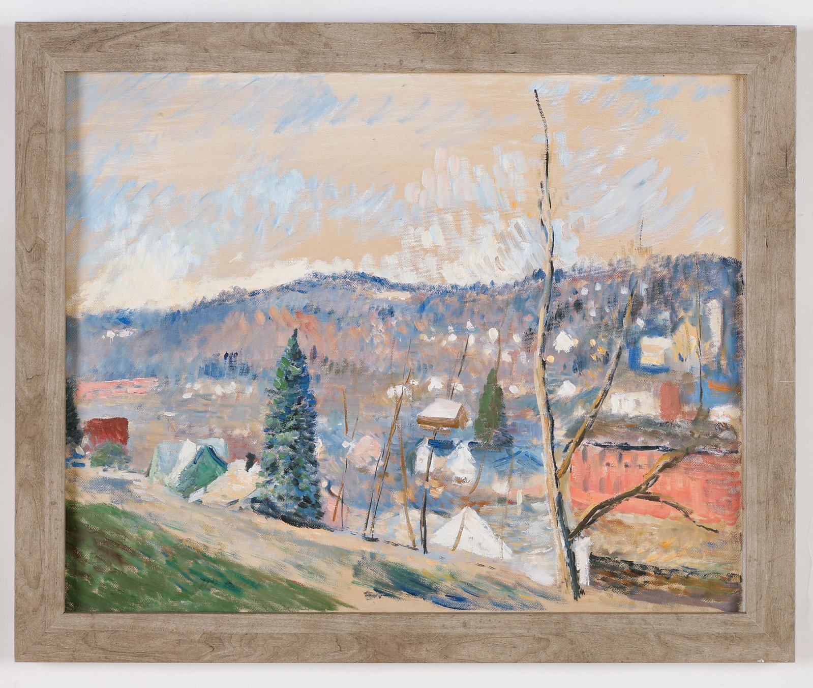 Howard Becker (American, 1914-1995) Winter Landscape (1 of 4)