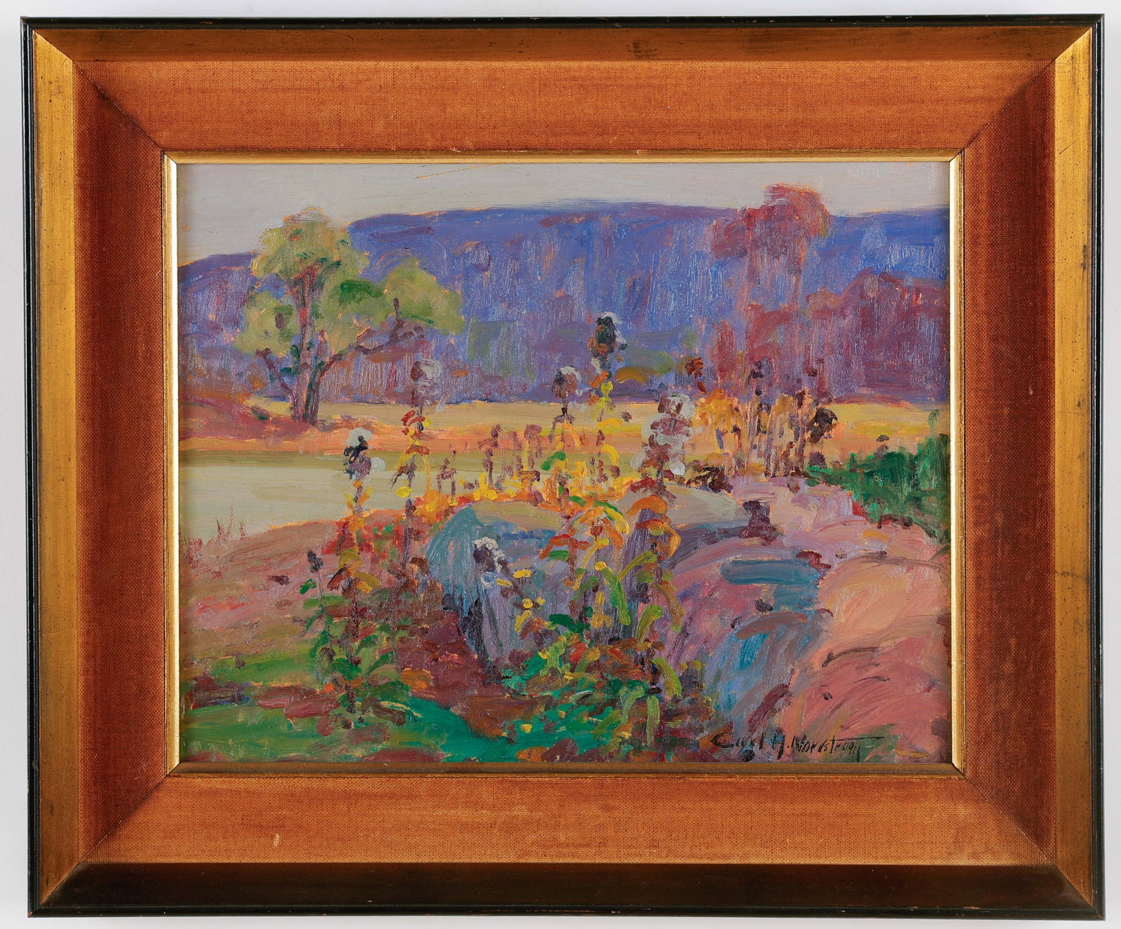Carl H. Nordstrom (American, 1876-1965) Autumnal Landscape (1 of 3)