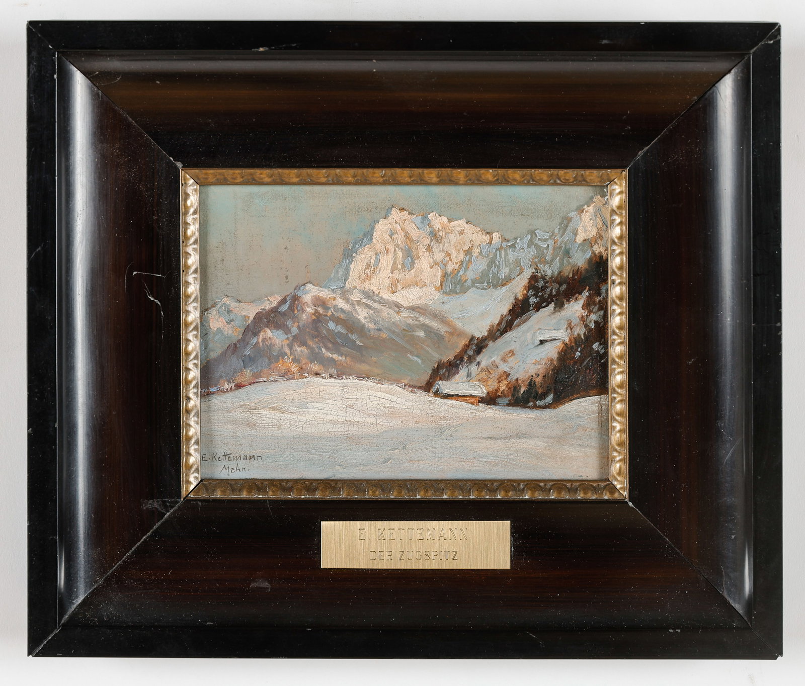 Erwin Kettemann (German, 1897-1971) "Der Zugspitz" (1 of 3)