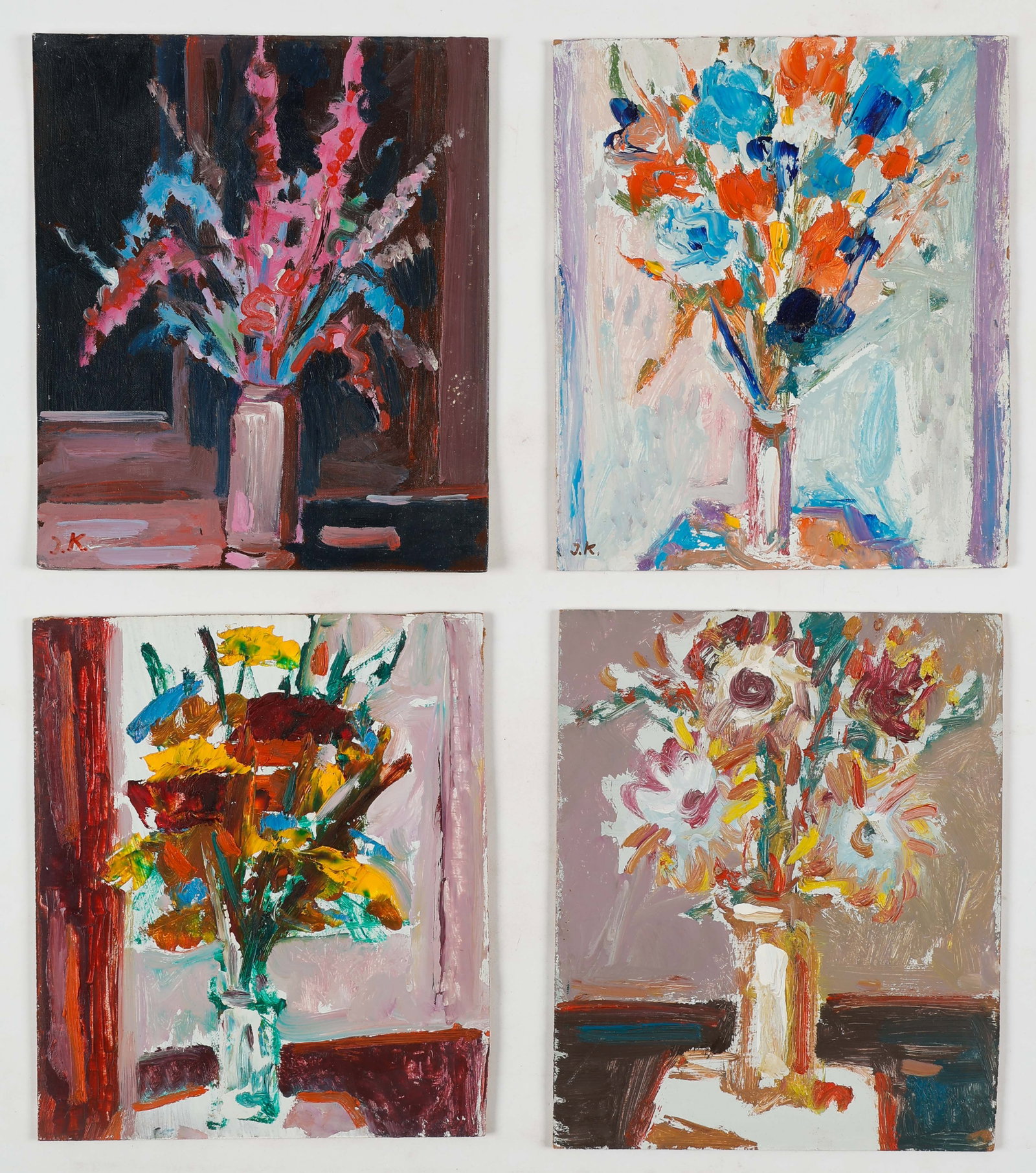 Jean Krille (Swiss, 1923-1991) 4 Works (1 of 5)