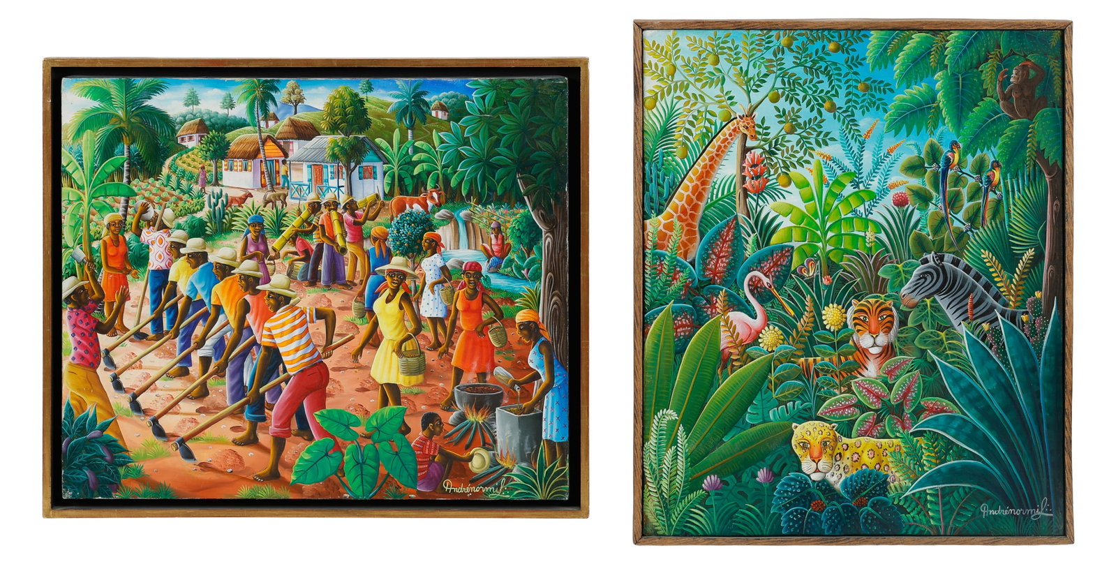 Andre Blaise (Haitian, b. 1961) Painting, 1996 (1 of 5)