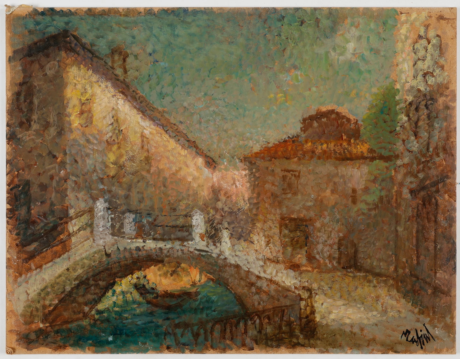 D. Vital (Haitian, 20th C.) Painting (1 of 3)