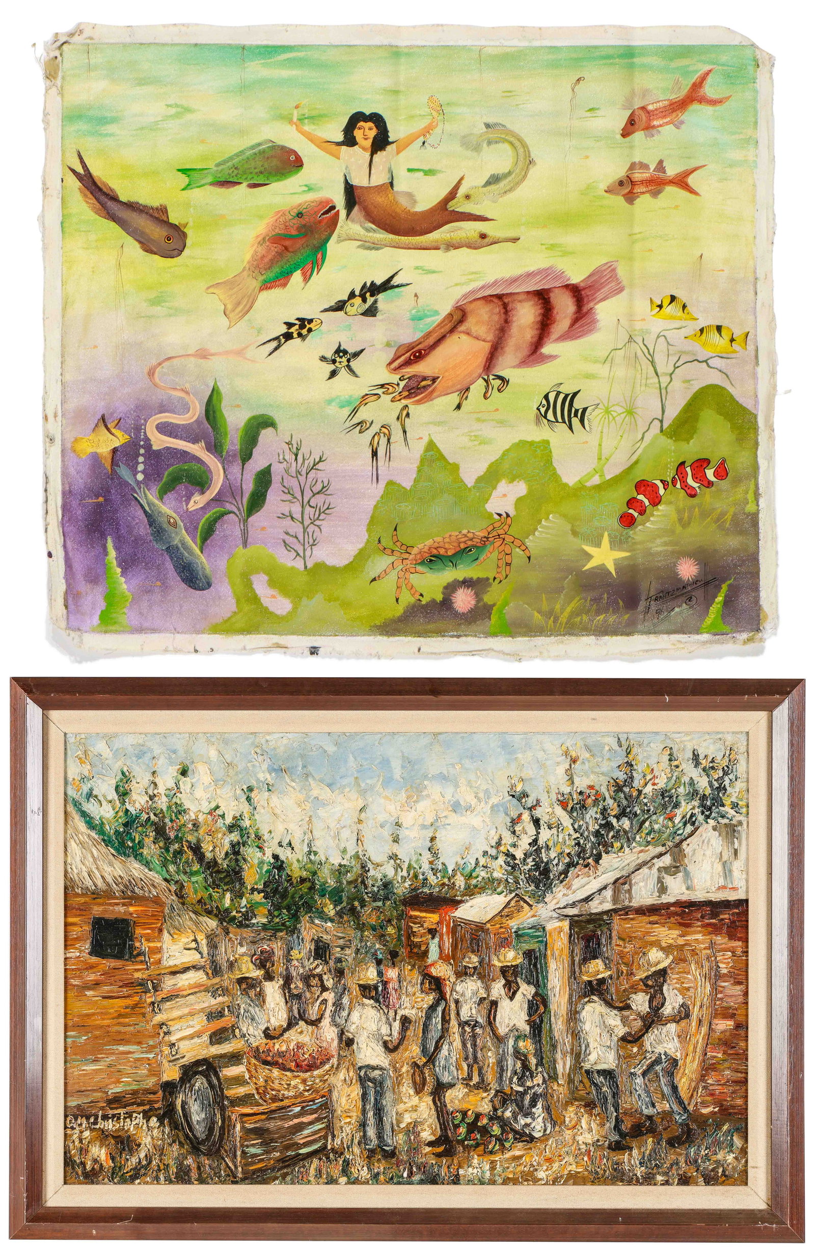 2 Haitian Paintings (1 of 8)