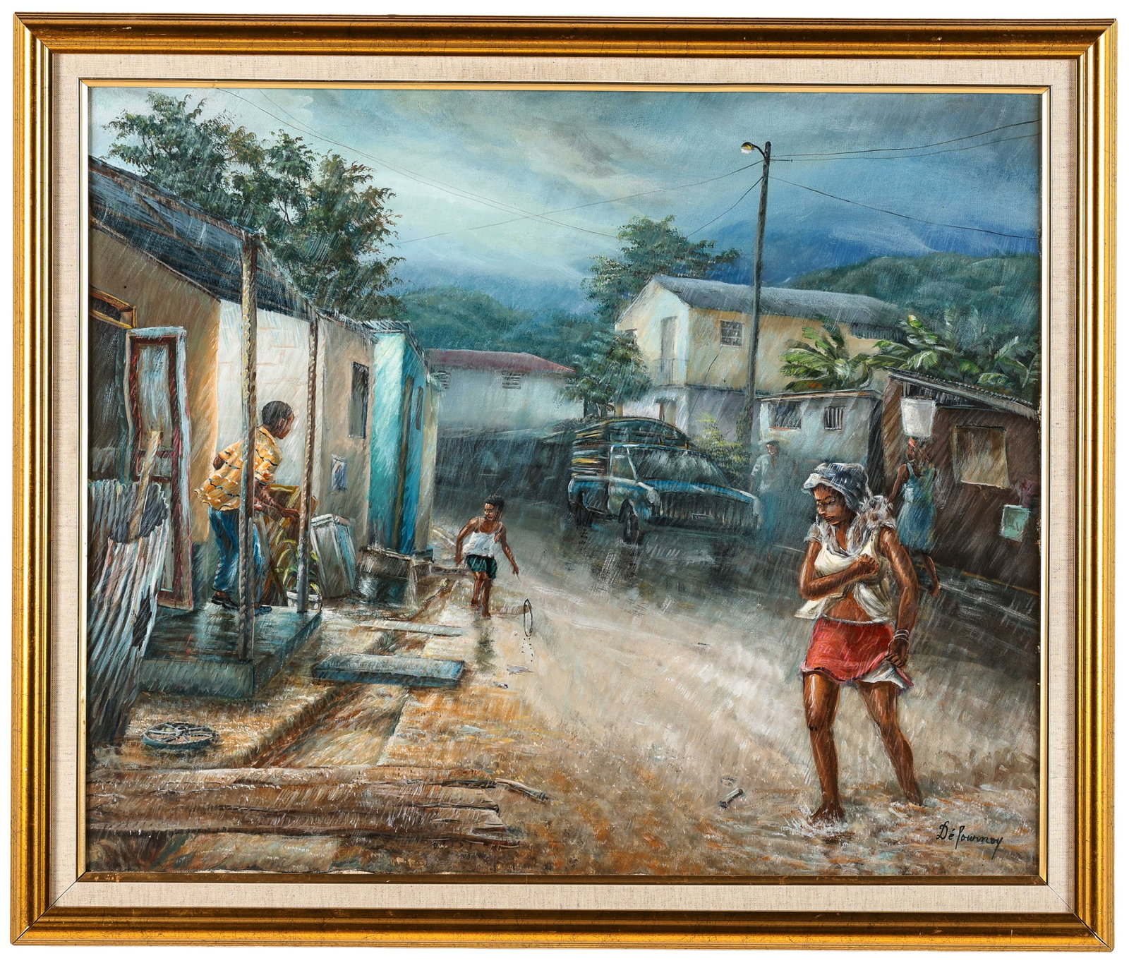 Jean-Felix Defournoy (Haitian, b. 1952) Painting (1 of 3)