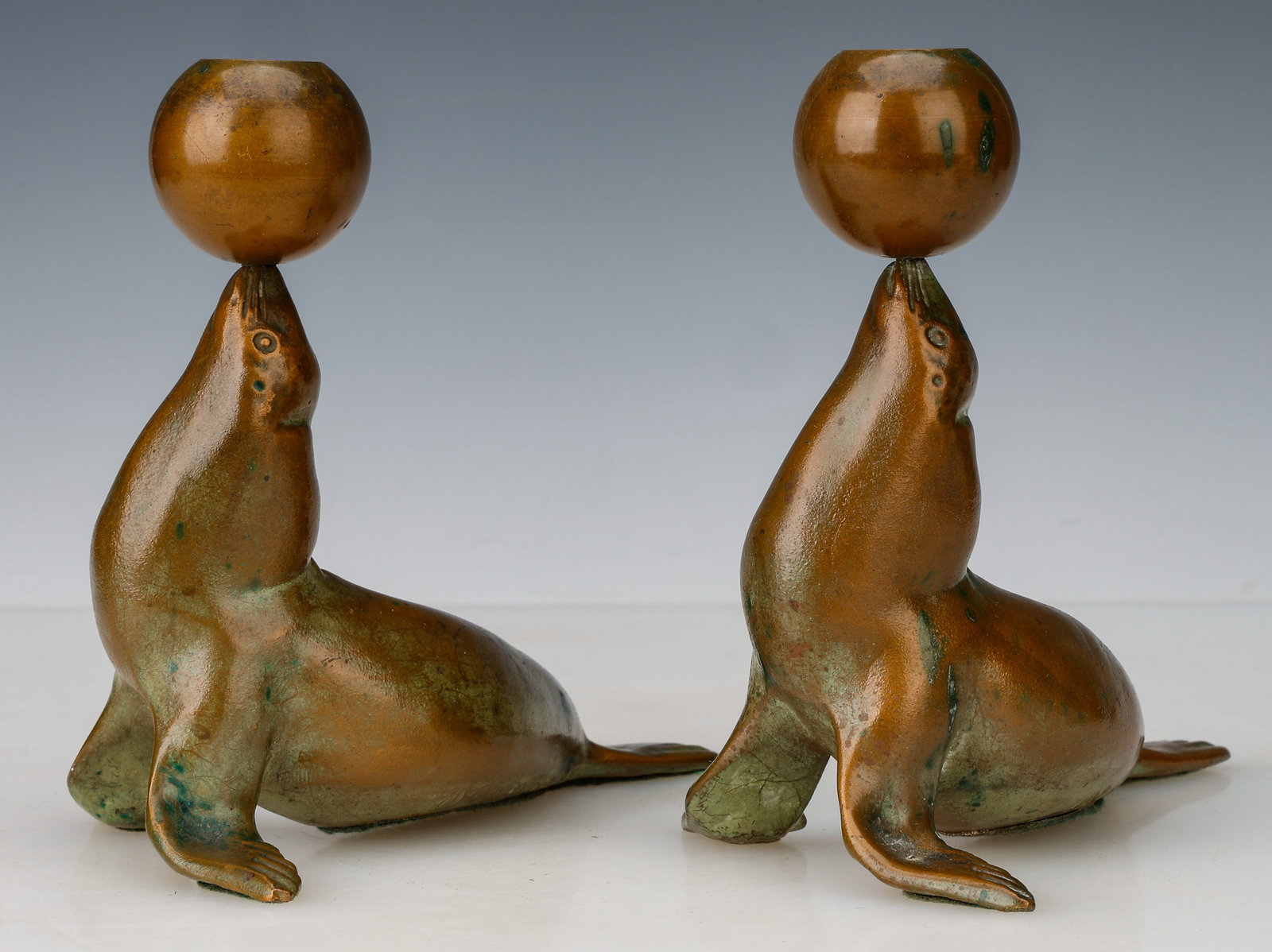 McClelland Barclay (1891-1943) Pair Of Bronze Candle Holders (1 of 6)