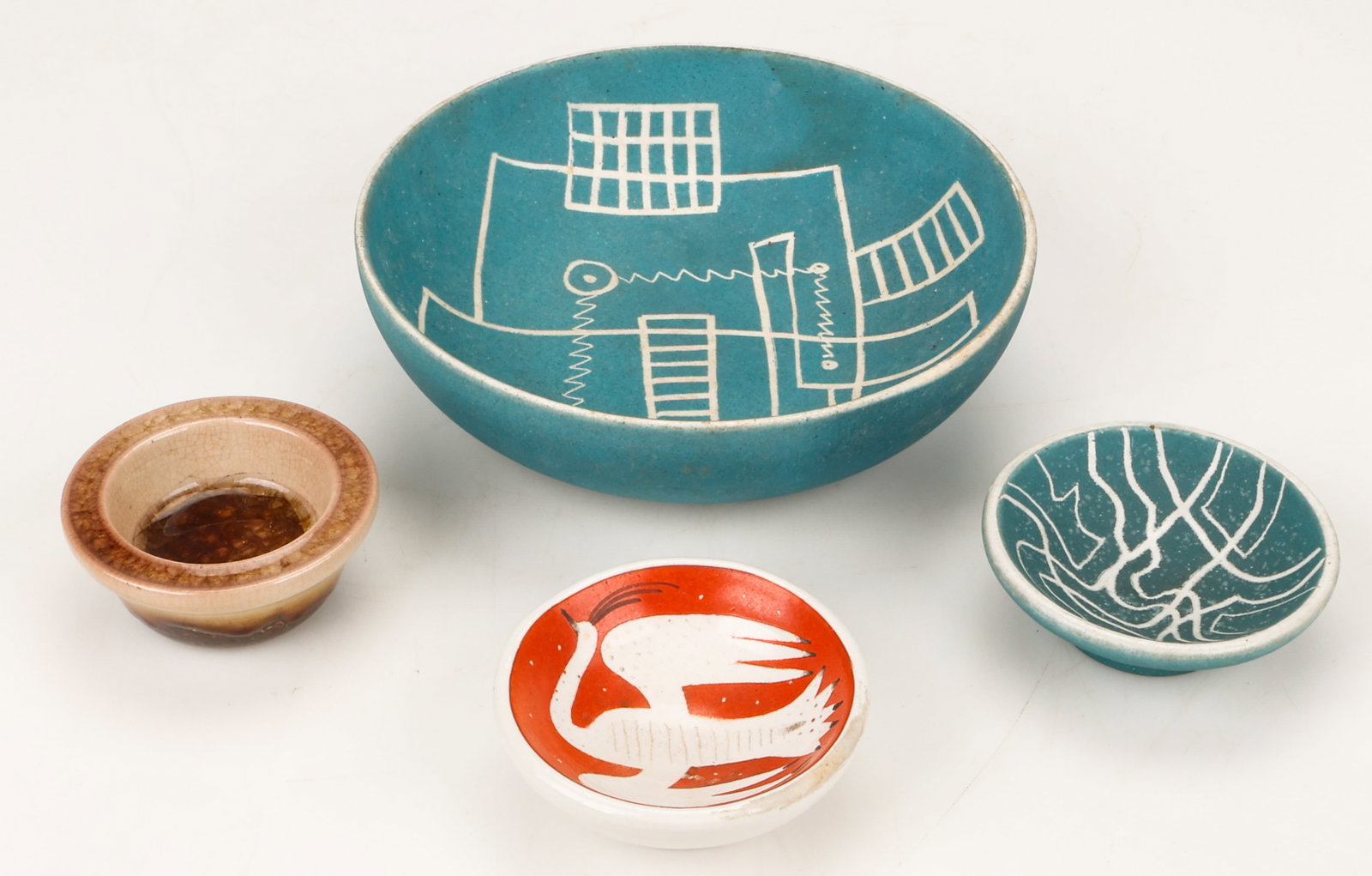 Waylande Gregory (1905-1971) Group Of 4 Ceramic Pieces (1 of 5)