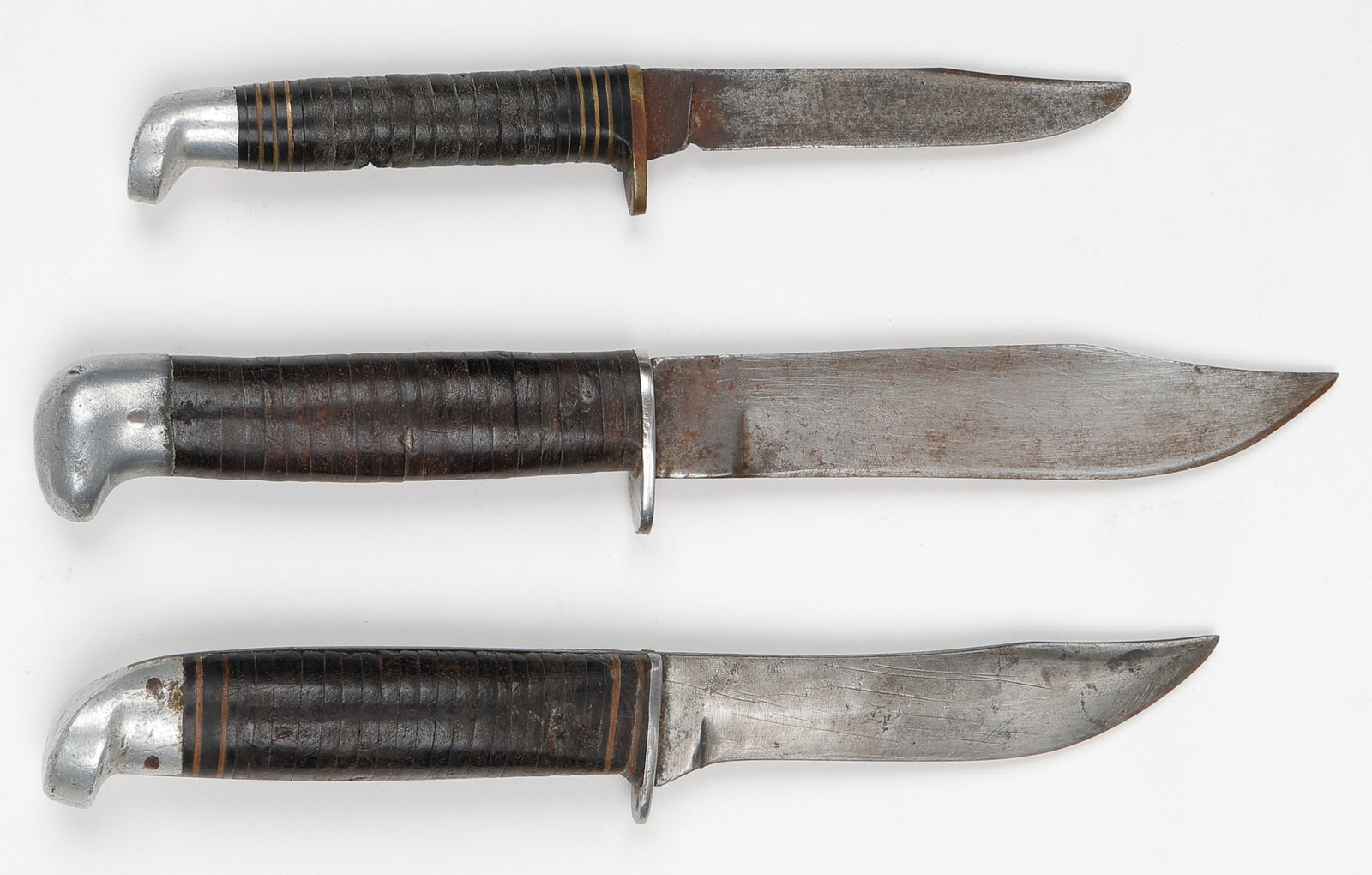 3 Vintage Western Fixed Blade Hunting Knifes (1 of 4)