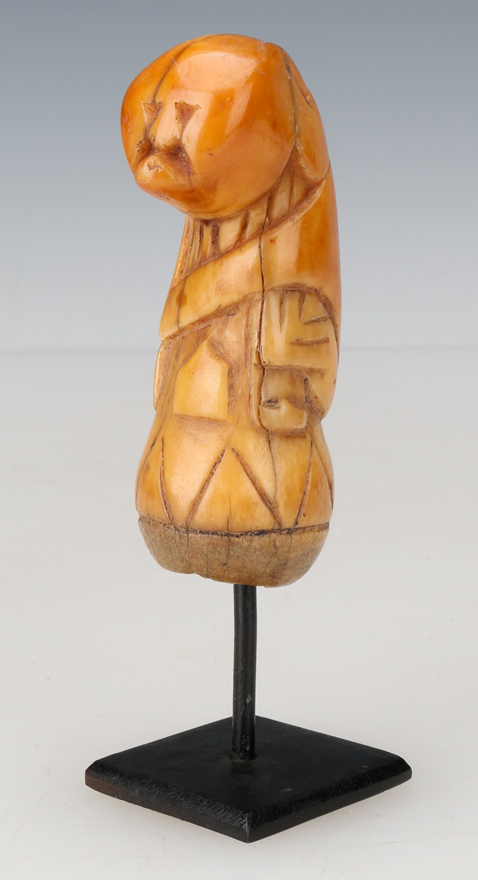 Antique Jawa Demam Kris Handle, Sumatra or Indo-Malay Peninsula, 18-19th C. (1 of 4)