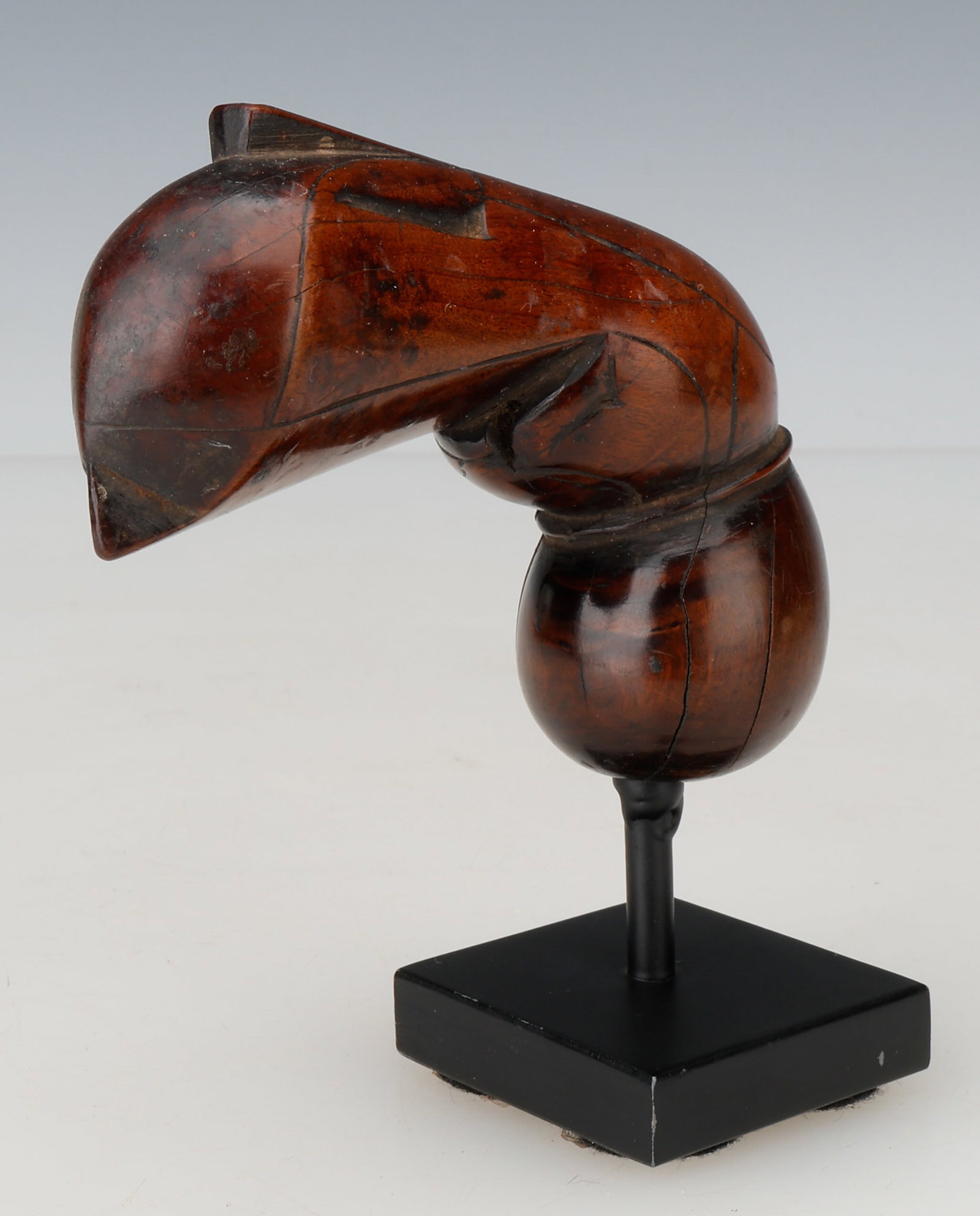 Antique Jawa Demam Kris Handle, Sumatra or Indo-Malay Peninsula, 18-19th C. (1 of 5)