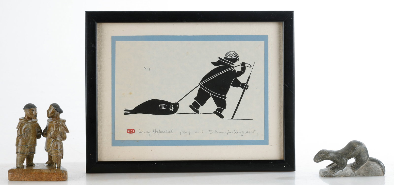 Group Of 3 Pieces Of Inuit Art (1 of 7)