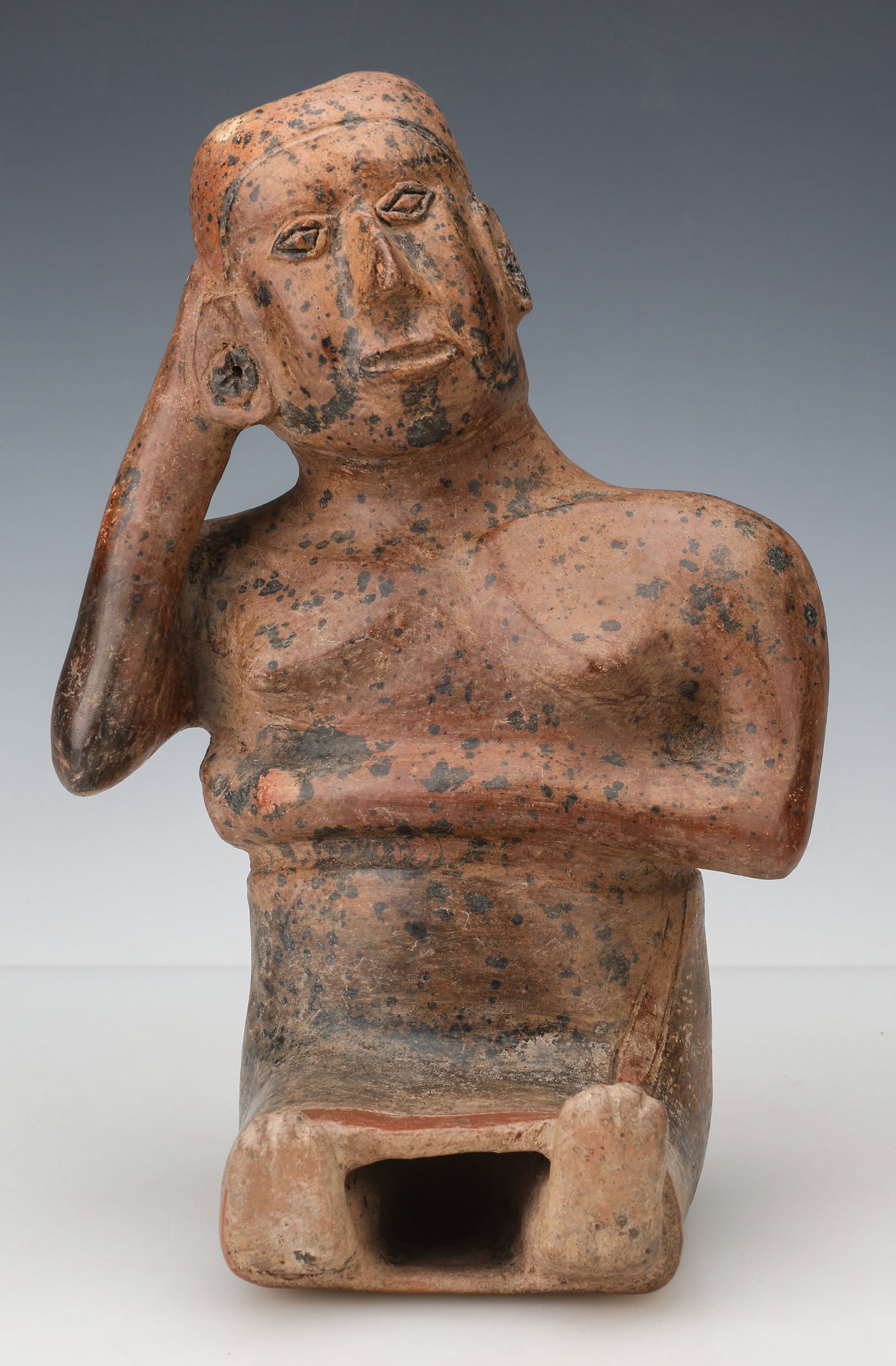 Pre-Columbian Style Jalisco Type Seated Female Figure (1 of 7)