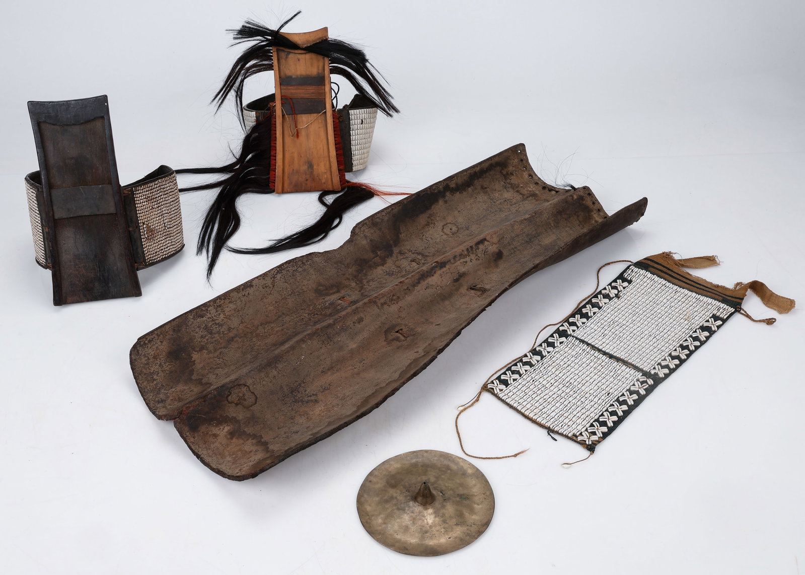 Dao Belts with Apron and Shield, NE India (5 Pieces) (1 of 4)