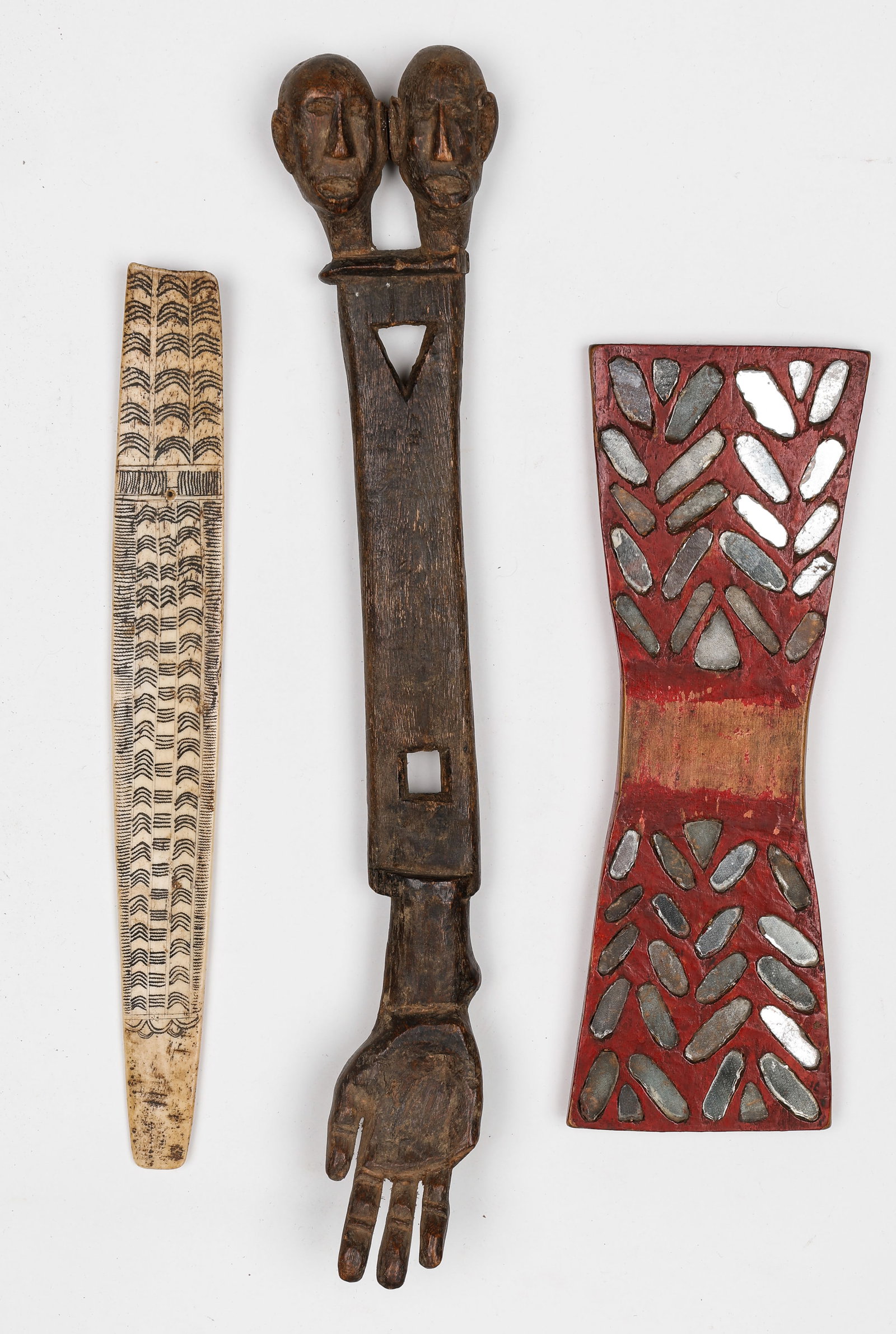 3 Warrior's Hair Sticks, NE India/Burma (1 of 3)