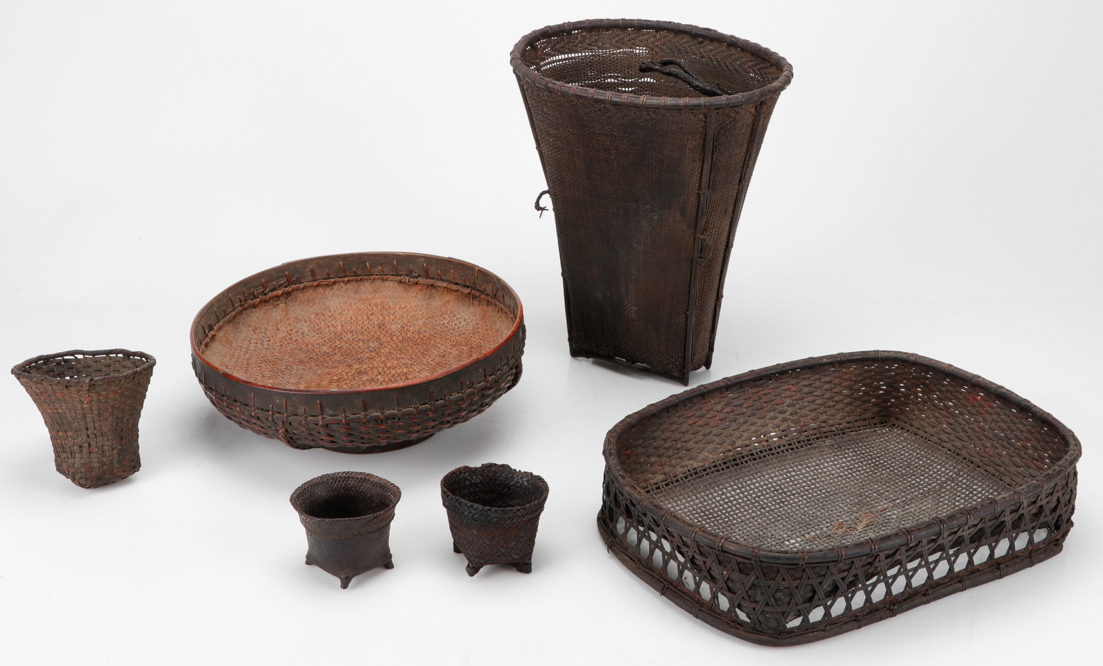 6 Naga Baskets, Nagaland/NE India (1 of 2)