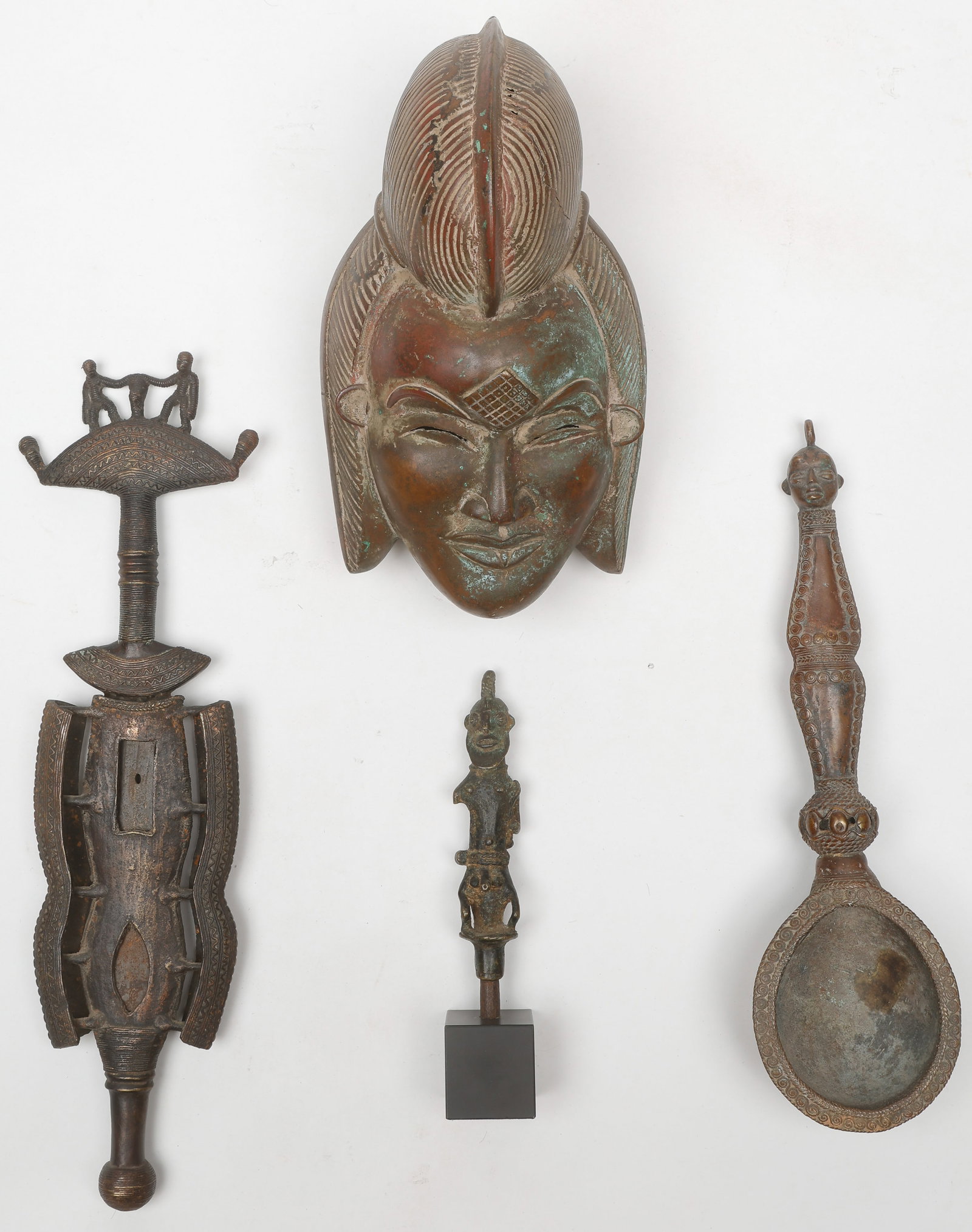 Group Of 4 African Metals (1 of 5)