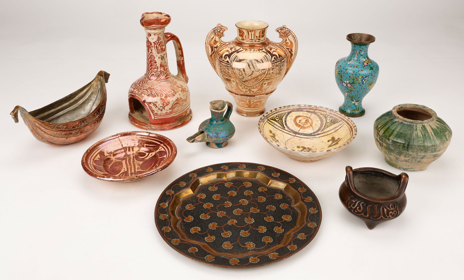 Collector's Group Of 10 Cabinet Articles (1 of 9)