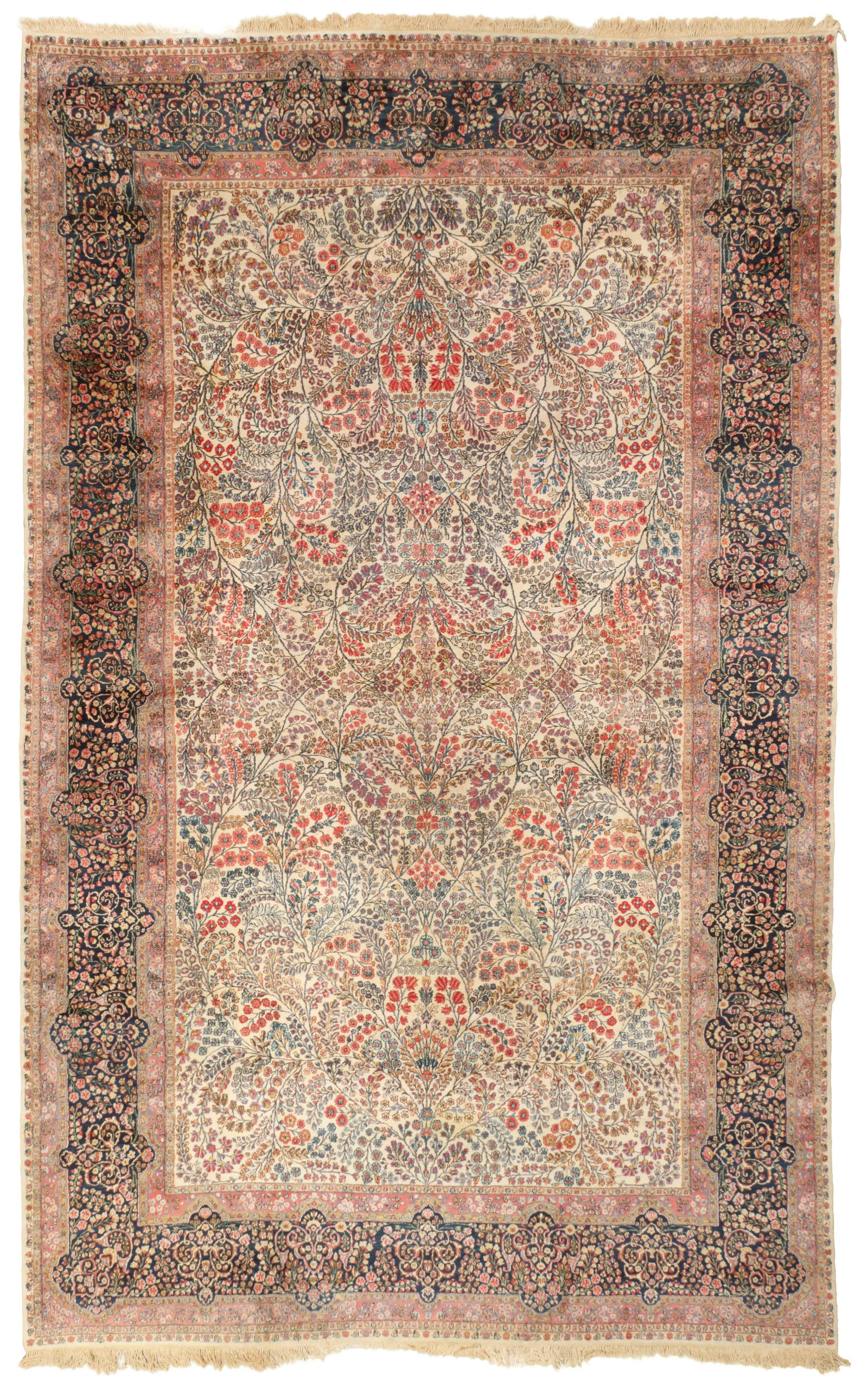 Mansion-Size Kerman Rug, Persia, Ca. 1940, 11'0'' x 17'4'' (1 of 4)