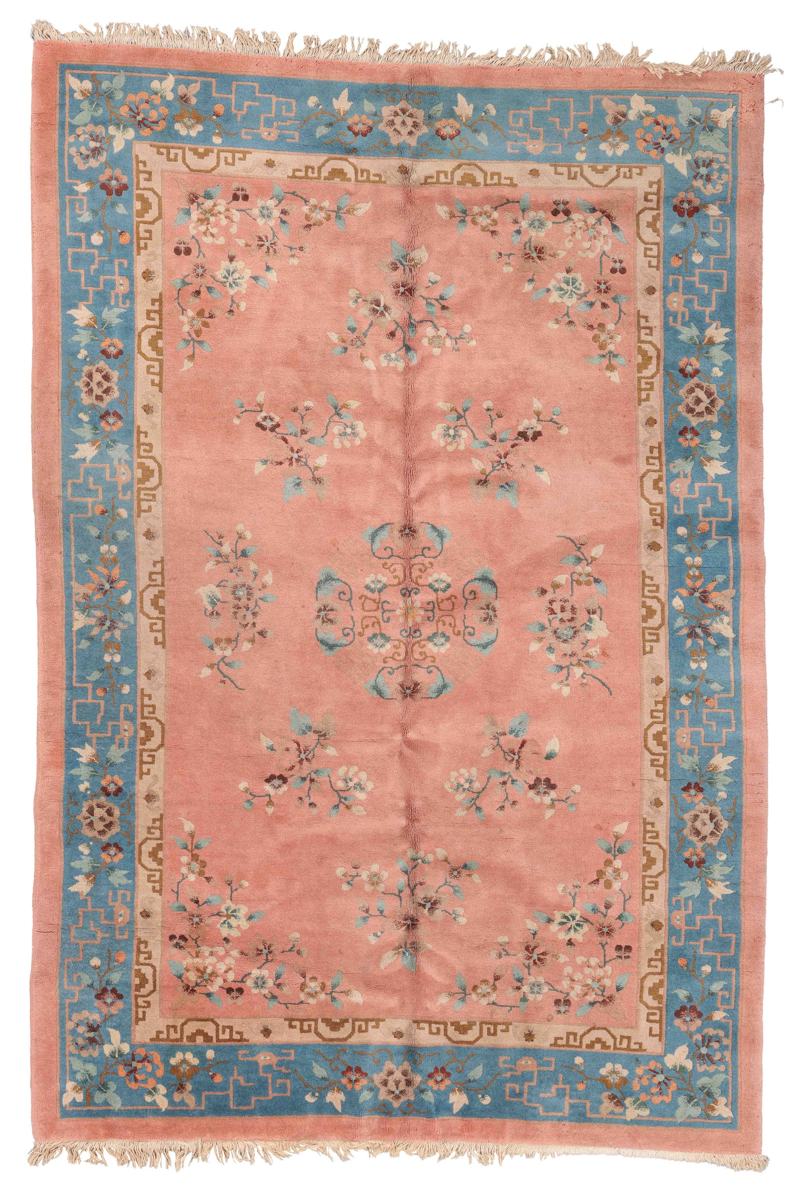 Chinese Art Deco Rug, Mid 20th C., 5'9'' x 8'6'' (1 of 6)