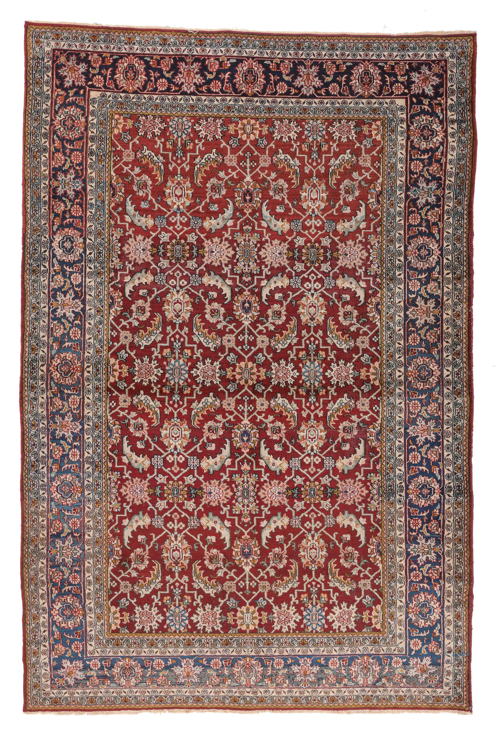 Agra Rug, India, Mid/Late 20th C., 4'4'' x 6'7'' (1 of 6)