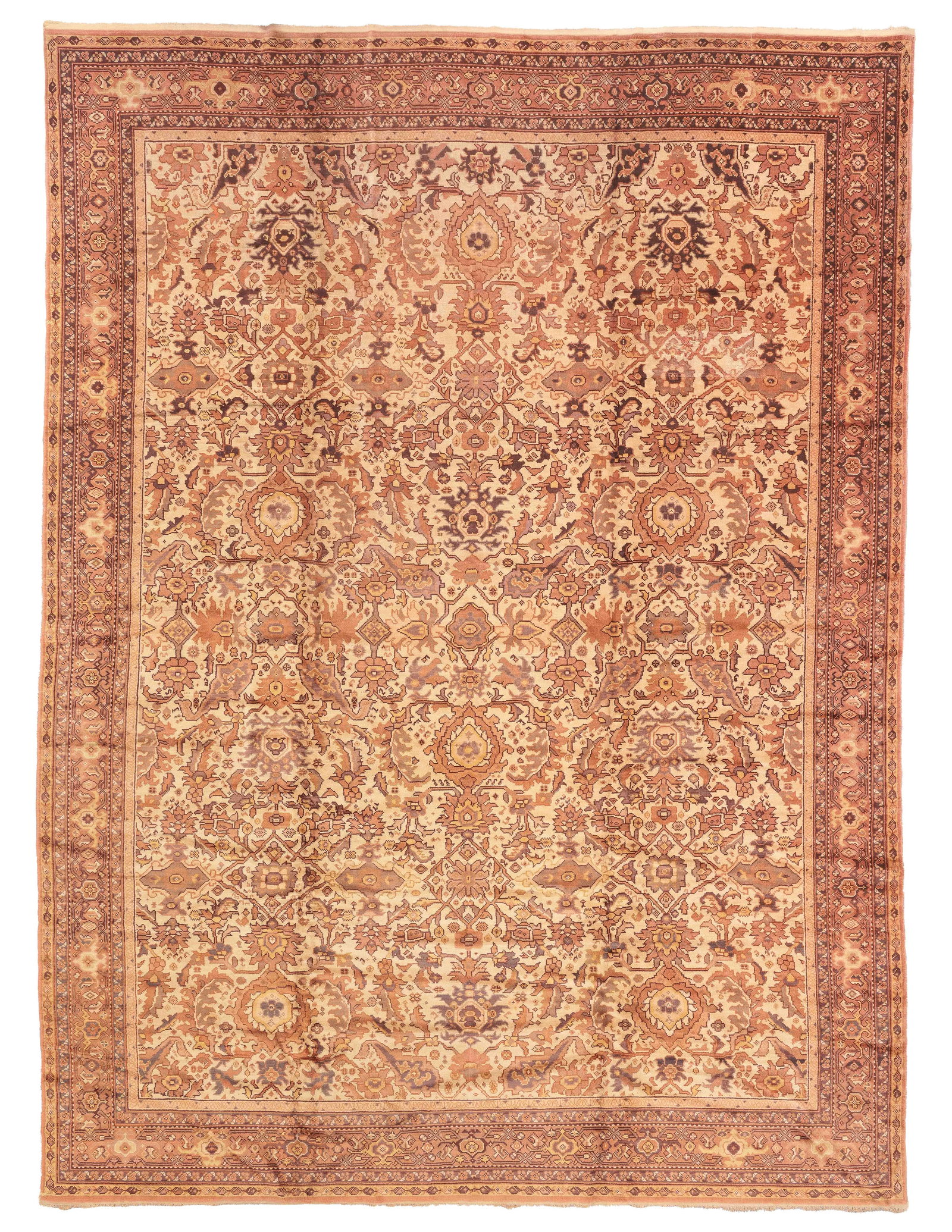Mahal Style Rug, Europe or Turkey, Ca. 1930's/40's, 9'7'' x 13'1'' (1 of 8)