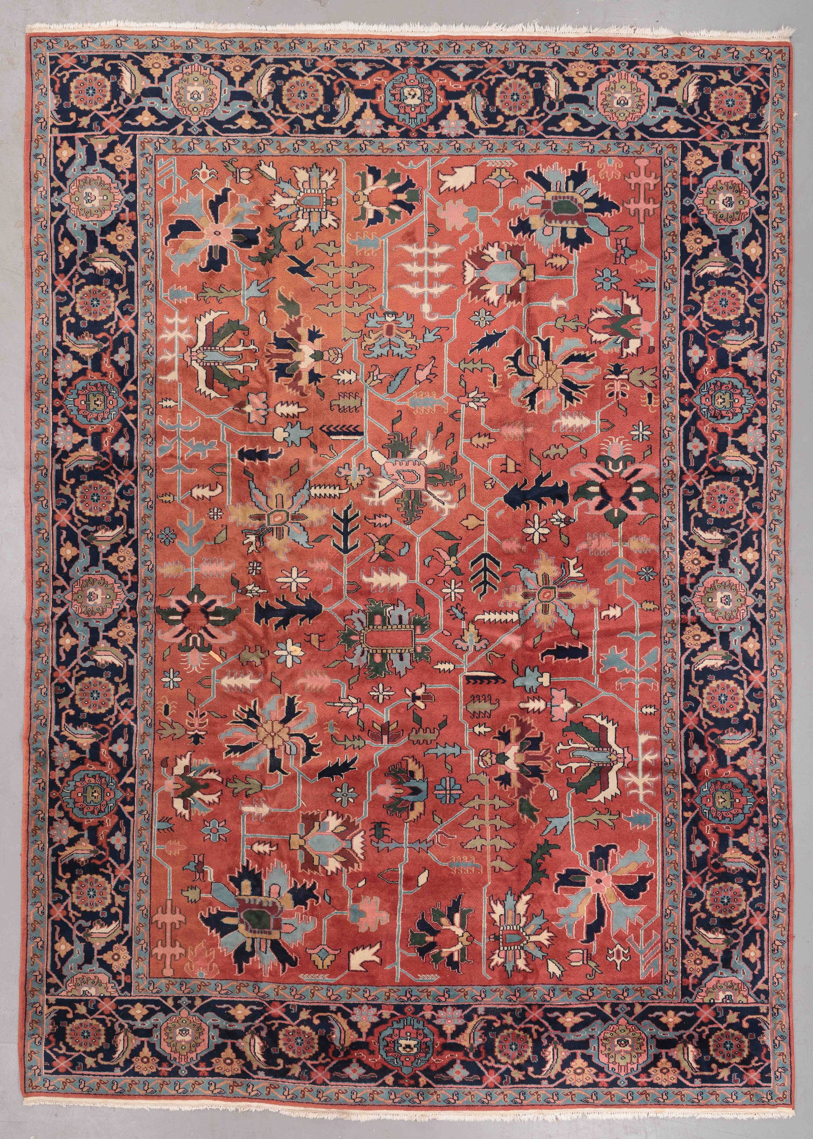 Heriz Style Rug, India, Late 20th C., 10'0'' x 13'10'' (1 of 6)