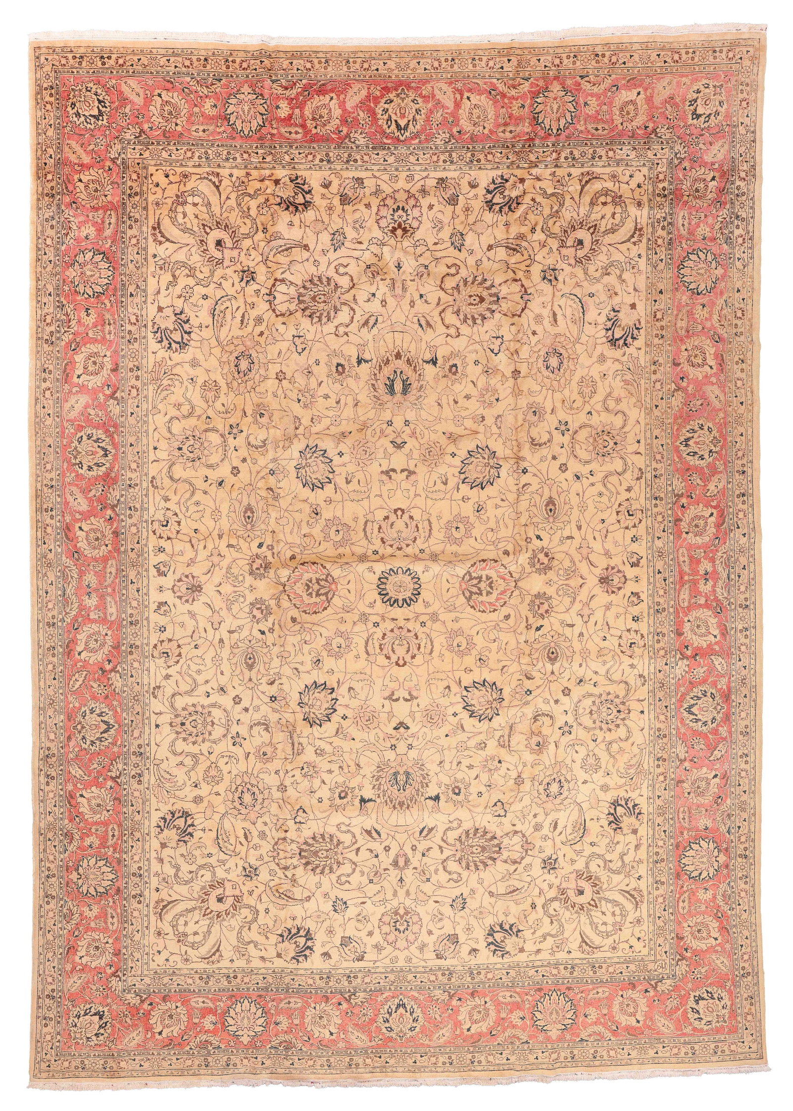 Mansion-Size Tabriz Rug, Persia, Mid 20th C., 11'10'' x 17'0'' (1 of 8)