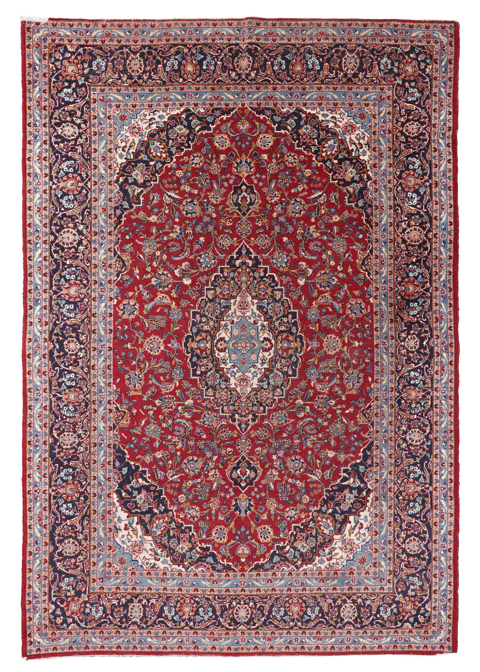 Kashan Rug, Persia, Ca. 1970, 8'0'' x 11'7'' (1 of 8)