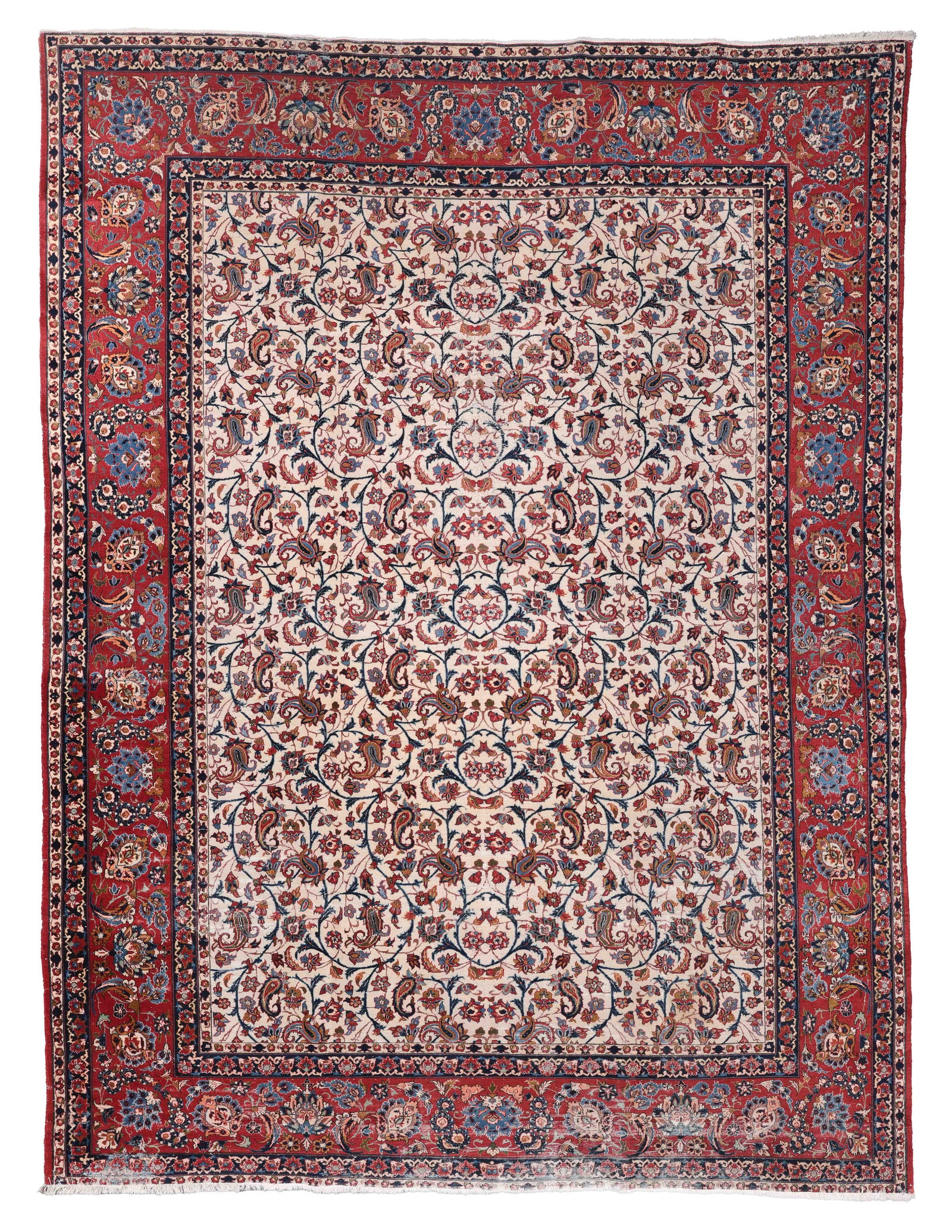 Isfahan Rug, Persia, Mid/Late 20th C., 10'1'' x 13'8'' (1 of 8)
