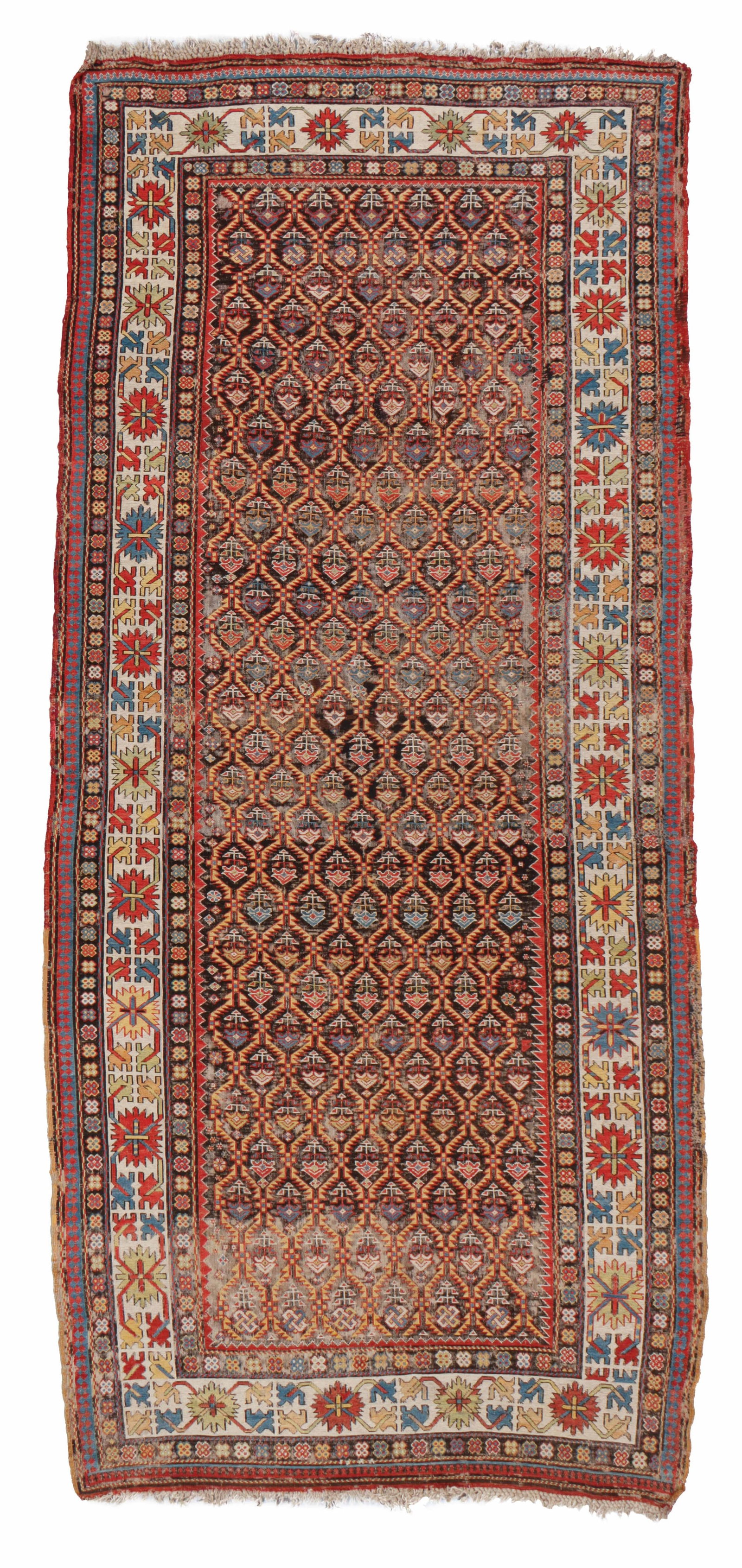 Sumak Rug, Caucasus, Ca. 1870, 4'9'' x 11'0'' (1 of 3)