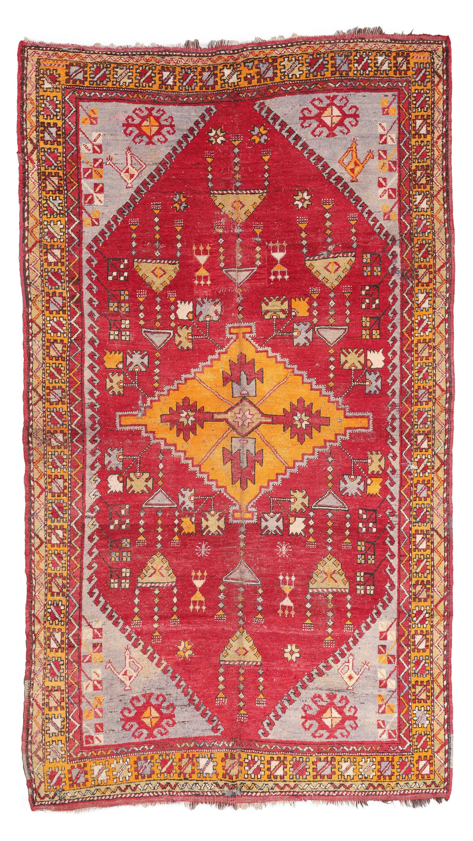 West Anatolian Village Rug, Turkey, Early/Mid 20th C., 5'1'' x 9'0'' (1 of 6)