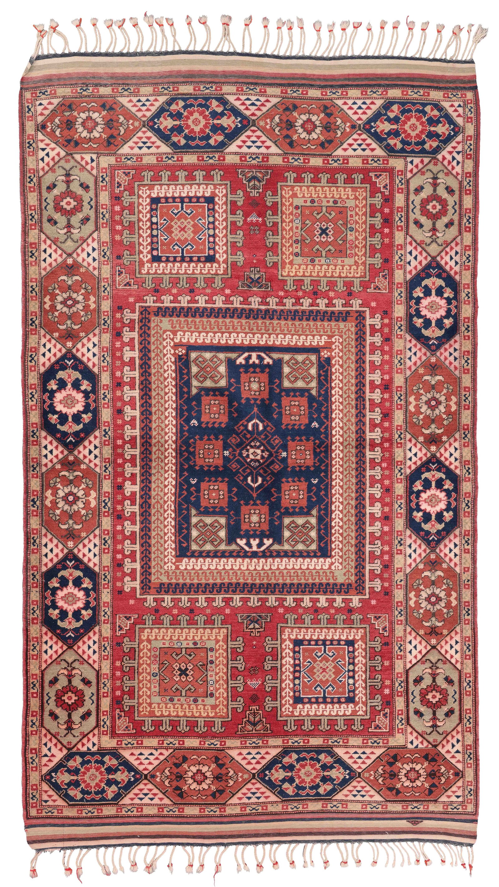Bergama Rug, Turkey, Late 20th C., 4'7'' x 8'0'' (1 of 6)