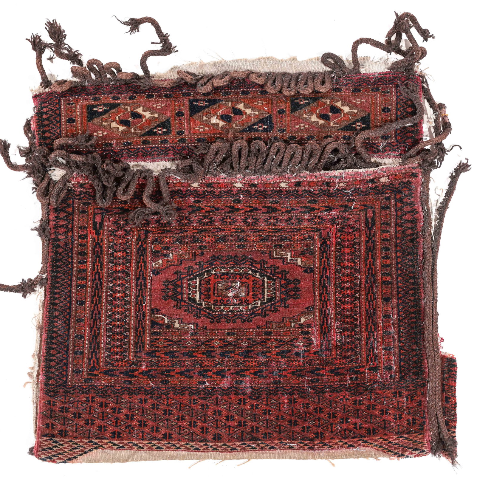 Turkmen Saddlebag, Central Asia, Ca. 1900, 1'9'' x 1'8'' (1 of 2)