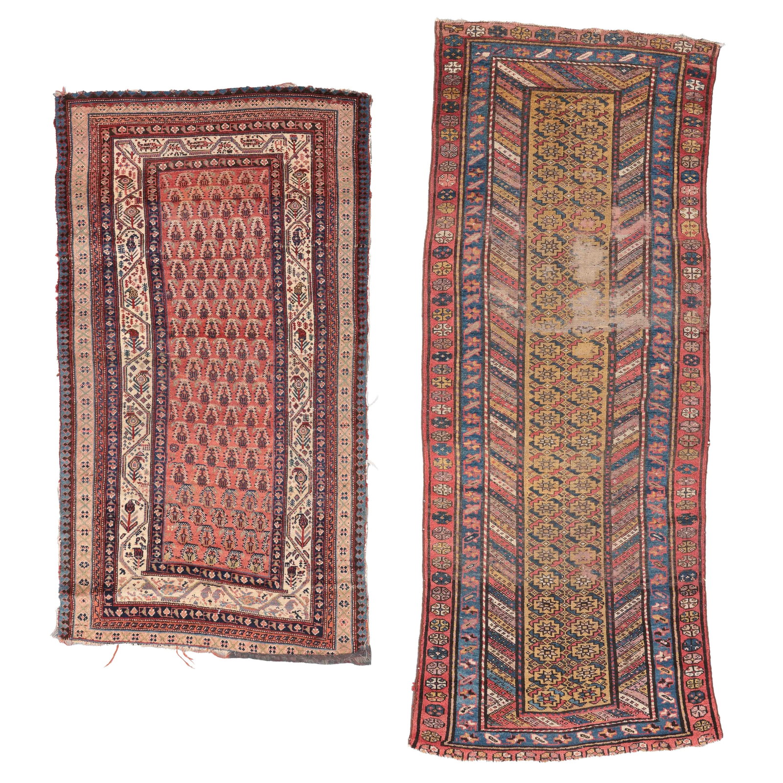 2 Malayer and Kurd Rugs, Persia, Late 19th/Early 20th C. (1 of 6)