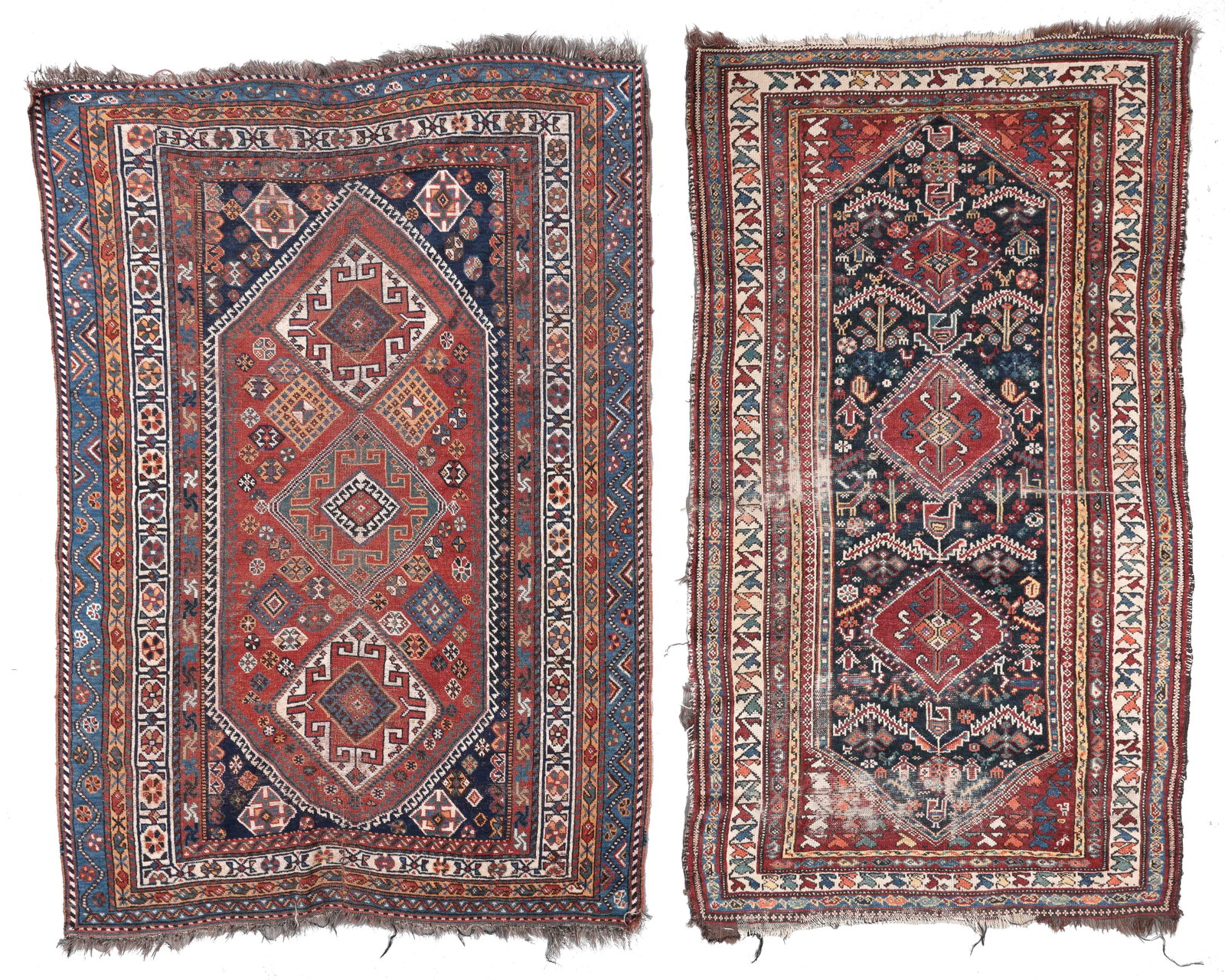 2 Luri & Shiraz Rugs, Persia, Late 19th C. (1 of 6)