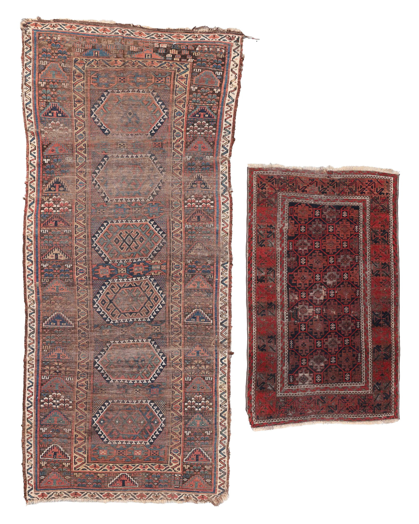 Jaffe Kurd and Baluch Rugs (2), Persia/Afghanistan, 19th C. (1 of 7)