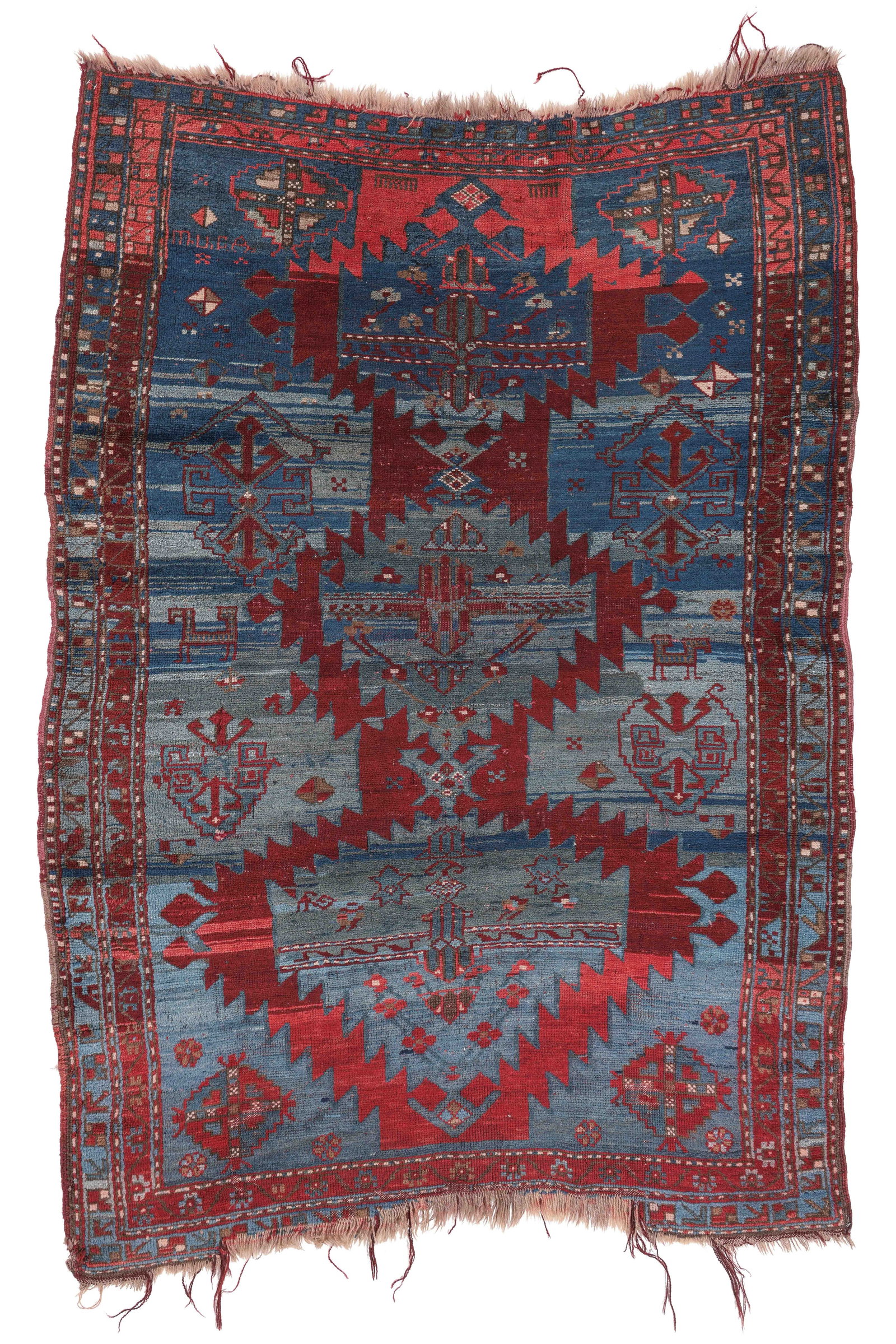 Kazak Rug, Caucasus, Early 20th C., 4'8'' x 6'8'' (1 of 6)