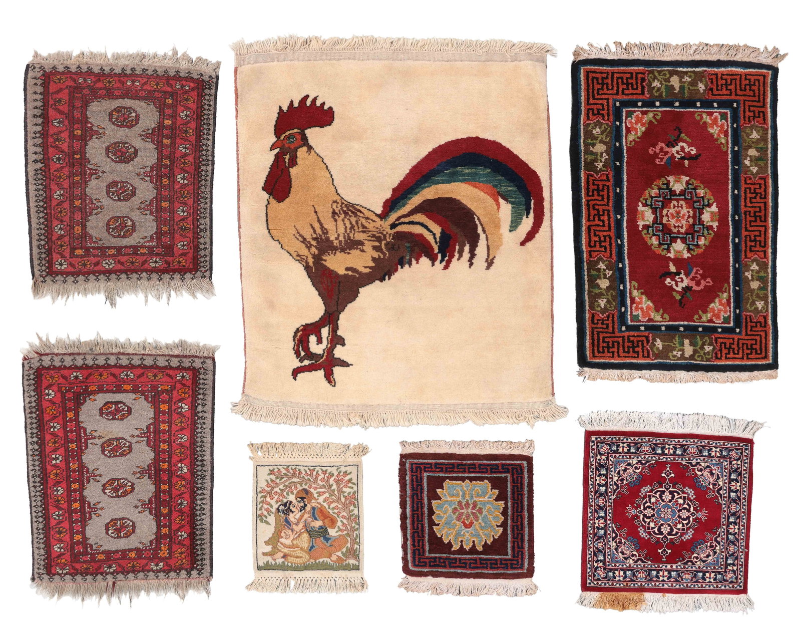 Group of 7 Oriental Rugs, Early/Mid/Late 20th C. (1 of 8)