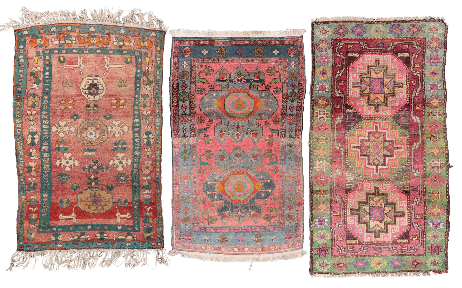 3 Caucasian Rugs, Mid/Late 20th C. (1 of 8)