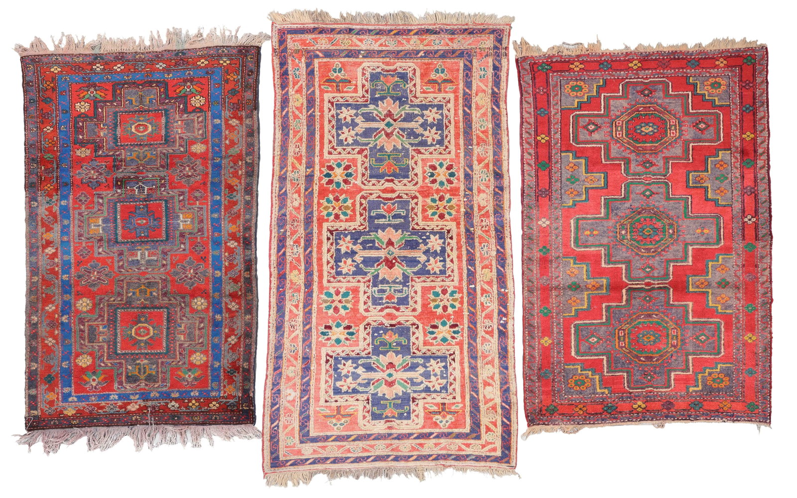 3 Caucasian Rugs, Mid/Late 20th C. (1 of 8)